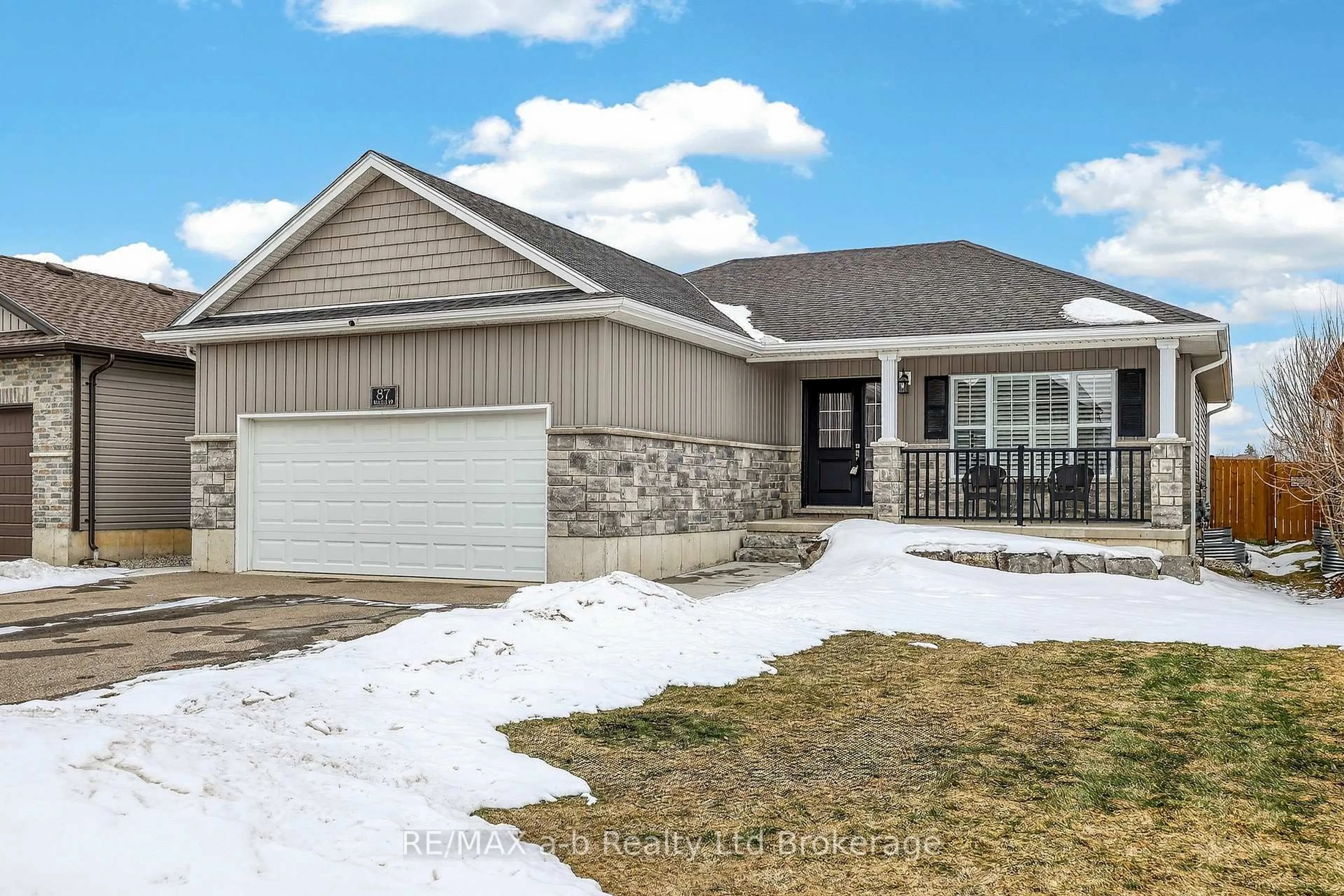 Home with brick exterior material, street for 87 Walker Rd, Ingersoll Ontario N5C 0C3