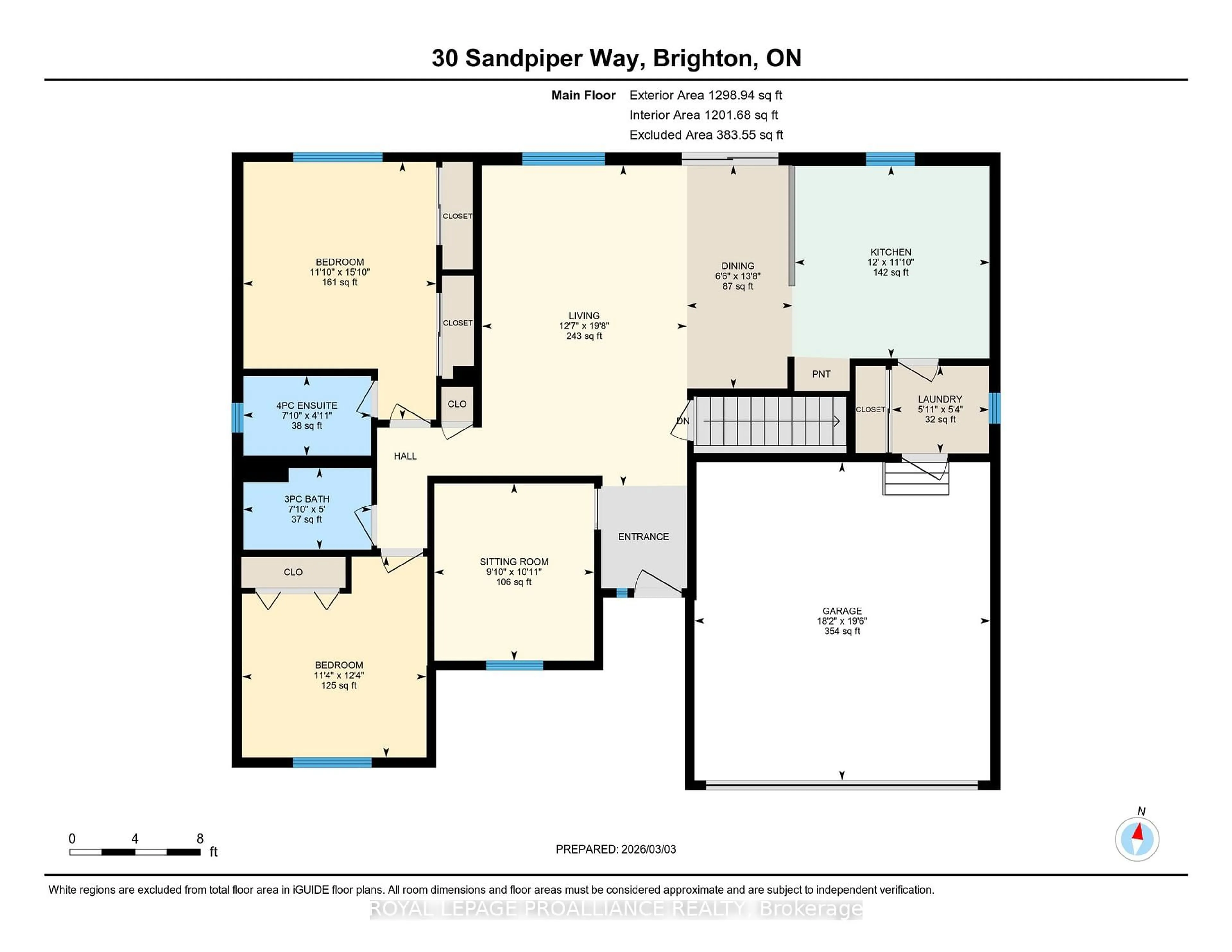 Floor plan for 30 Sandpiper Way, Brighton Ontario K0K 1H0