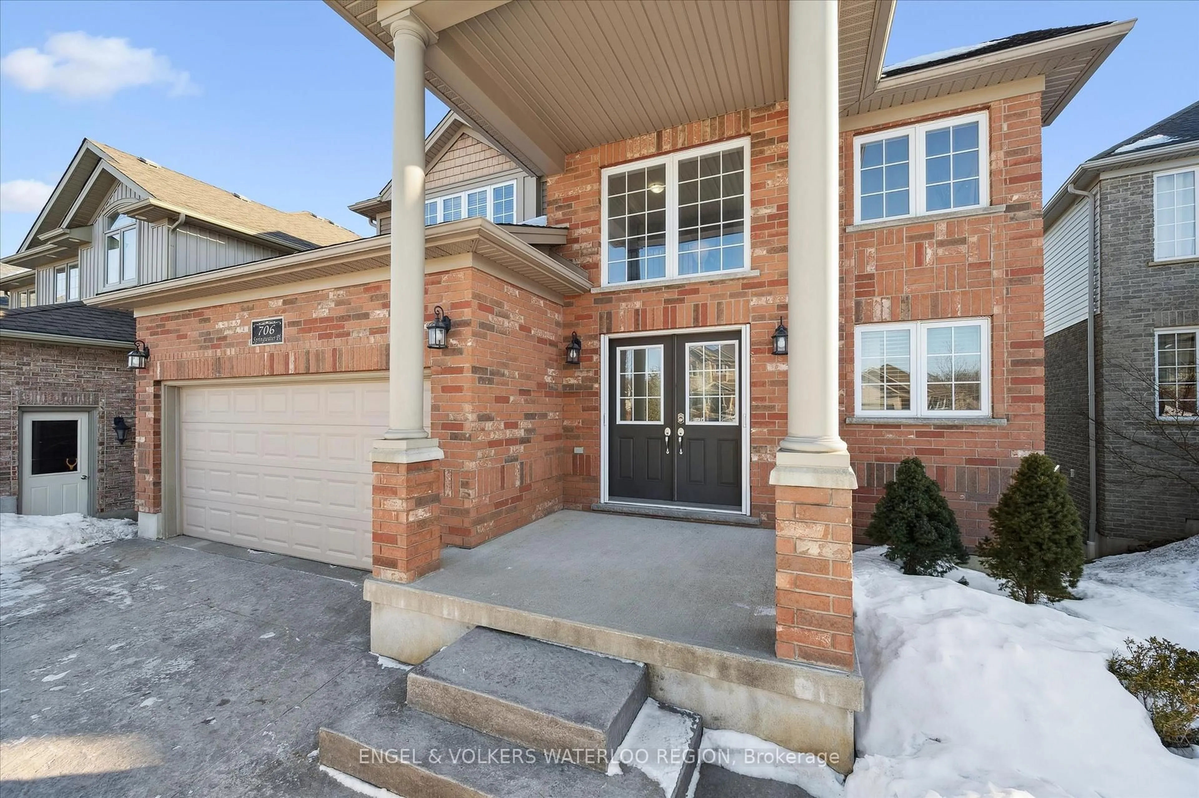 Home with brick exterior material, street for 706 Springwater Pl, Waterloo Ontario N2V 2S5