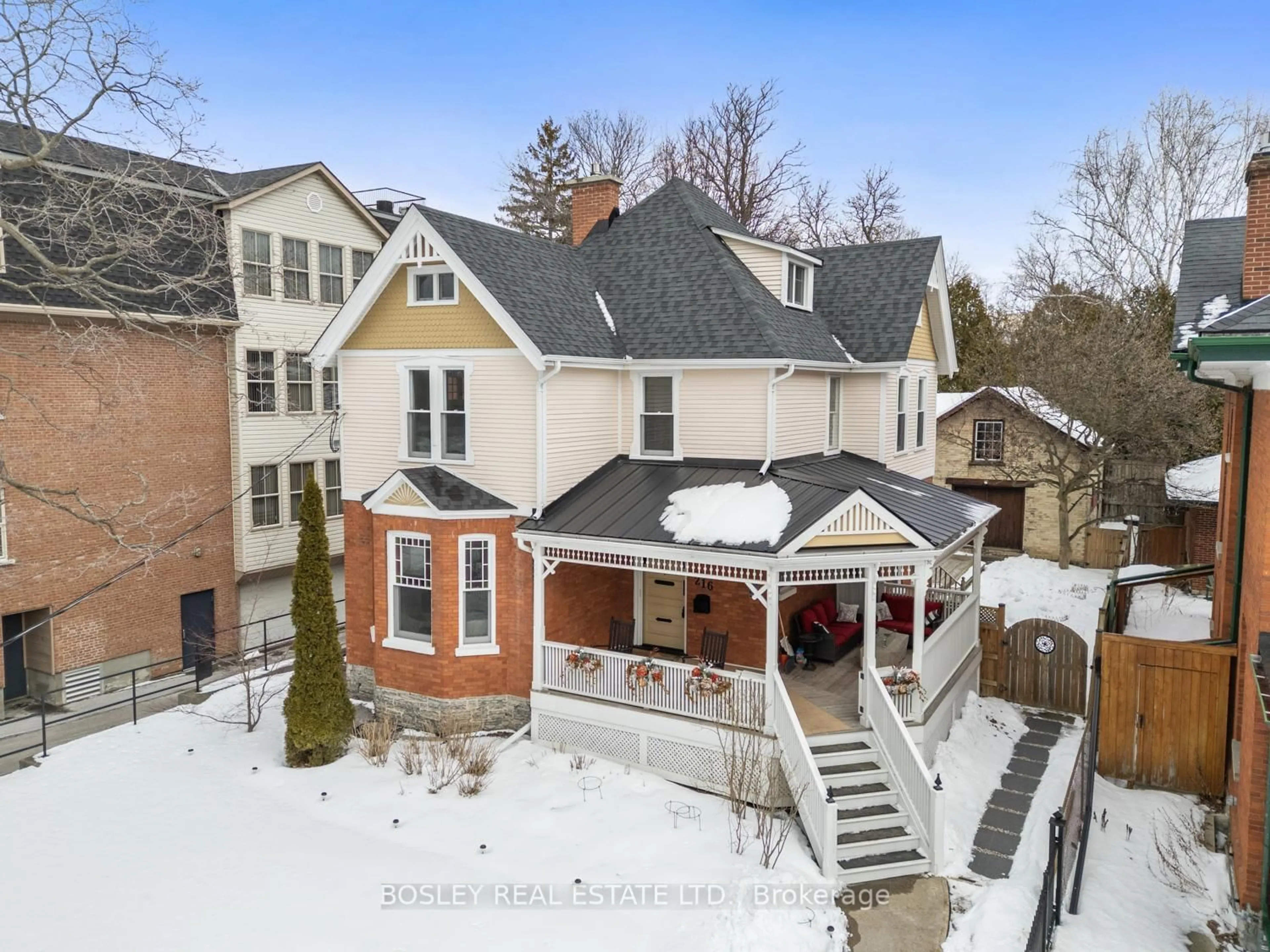 A pic from outside/outdoor area/front of a property/back of a property/a pic from drone, street for 216 Church St, Cobourg Ontario K9A 3V9