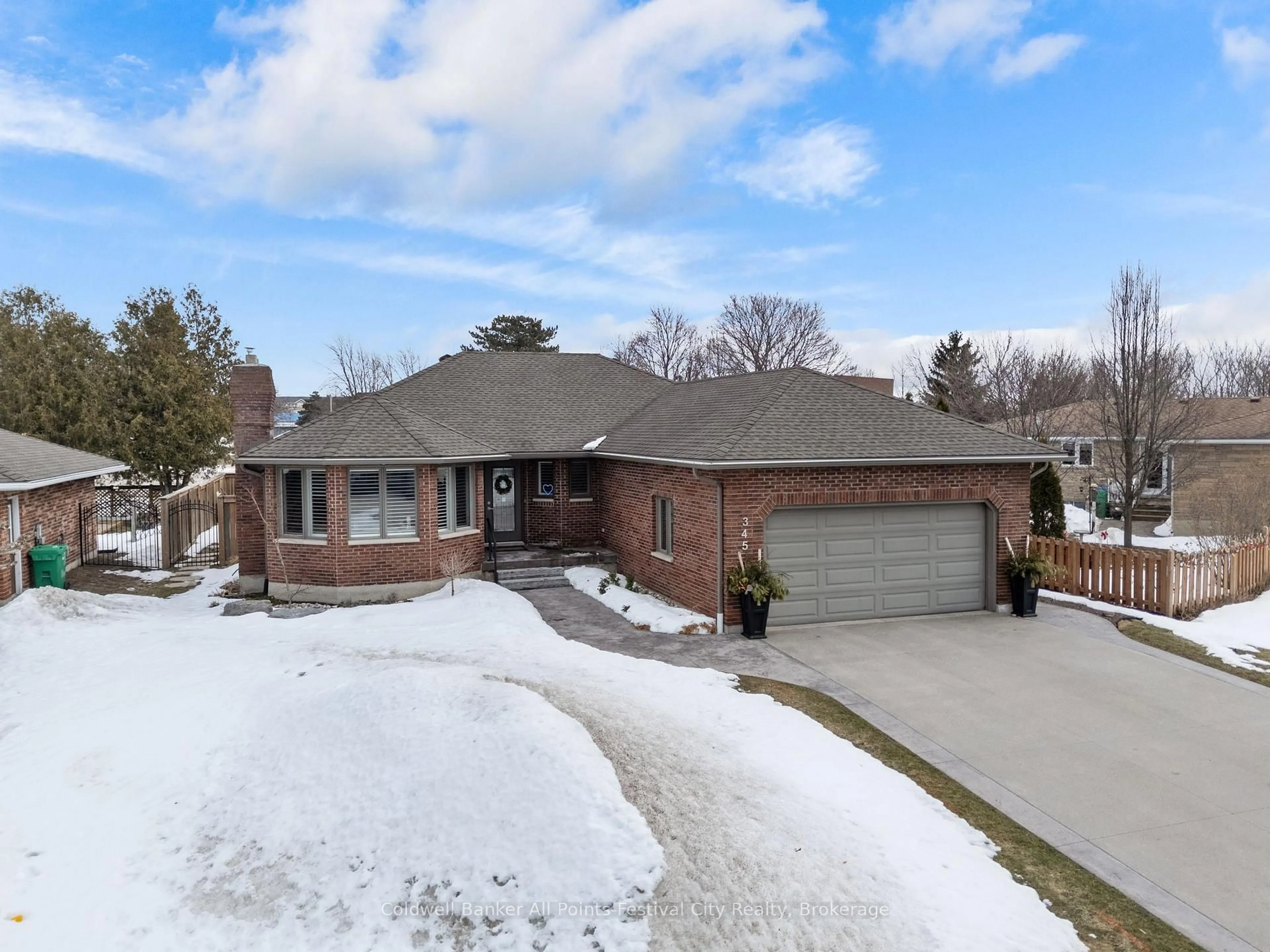 Home with brick exterior material, street for 345 Krohmer Dr, Goderich Ontario N7A 4G8