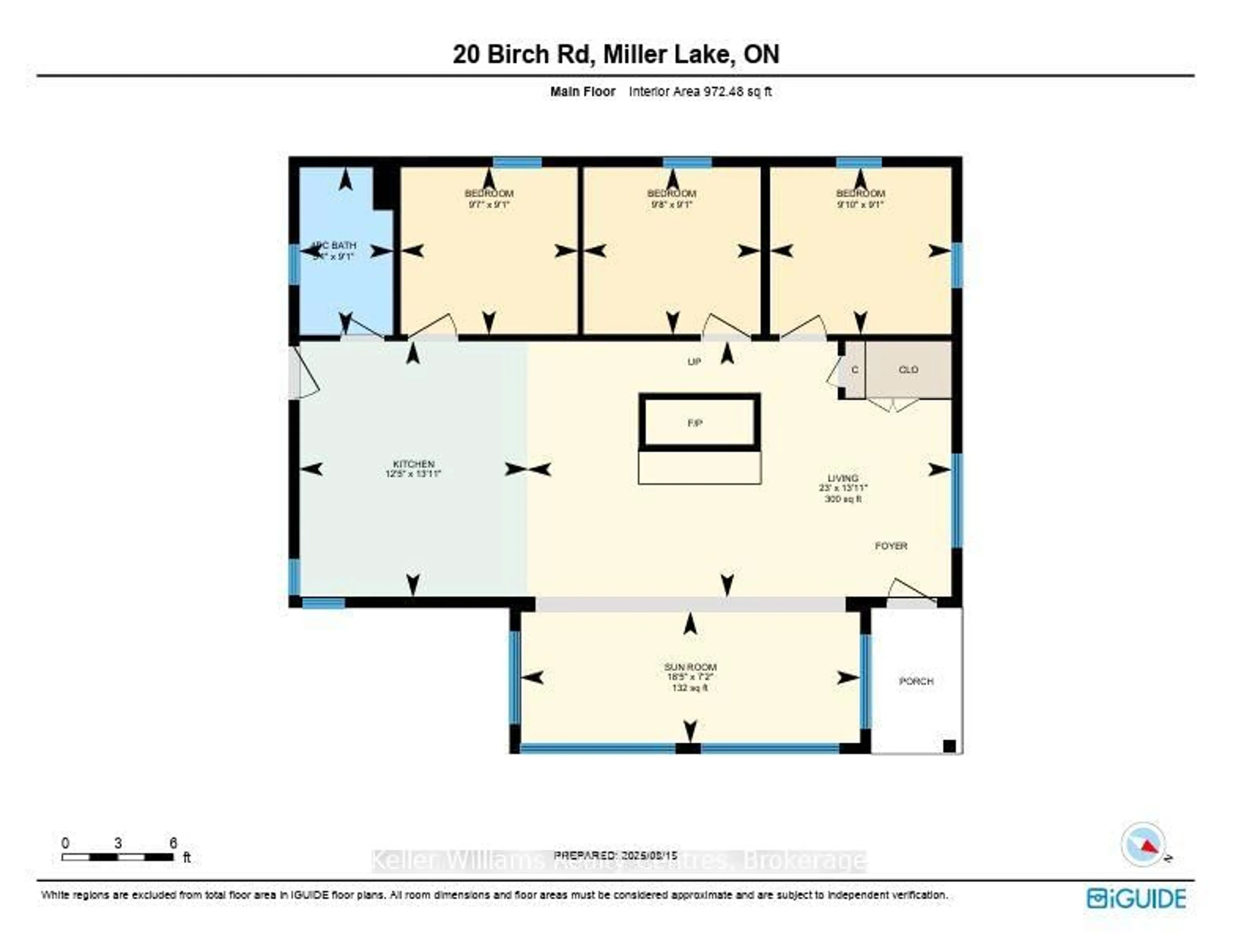 Floor plan for 20 Birch Rd, Northern Bruce Peninsula Ontario N0H 1Z0