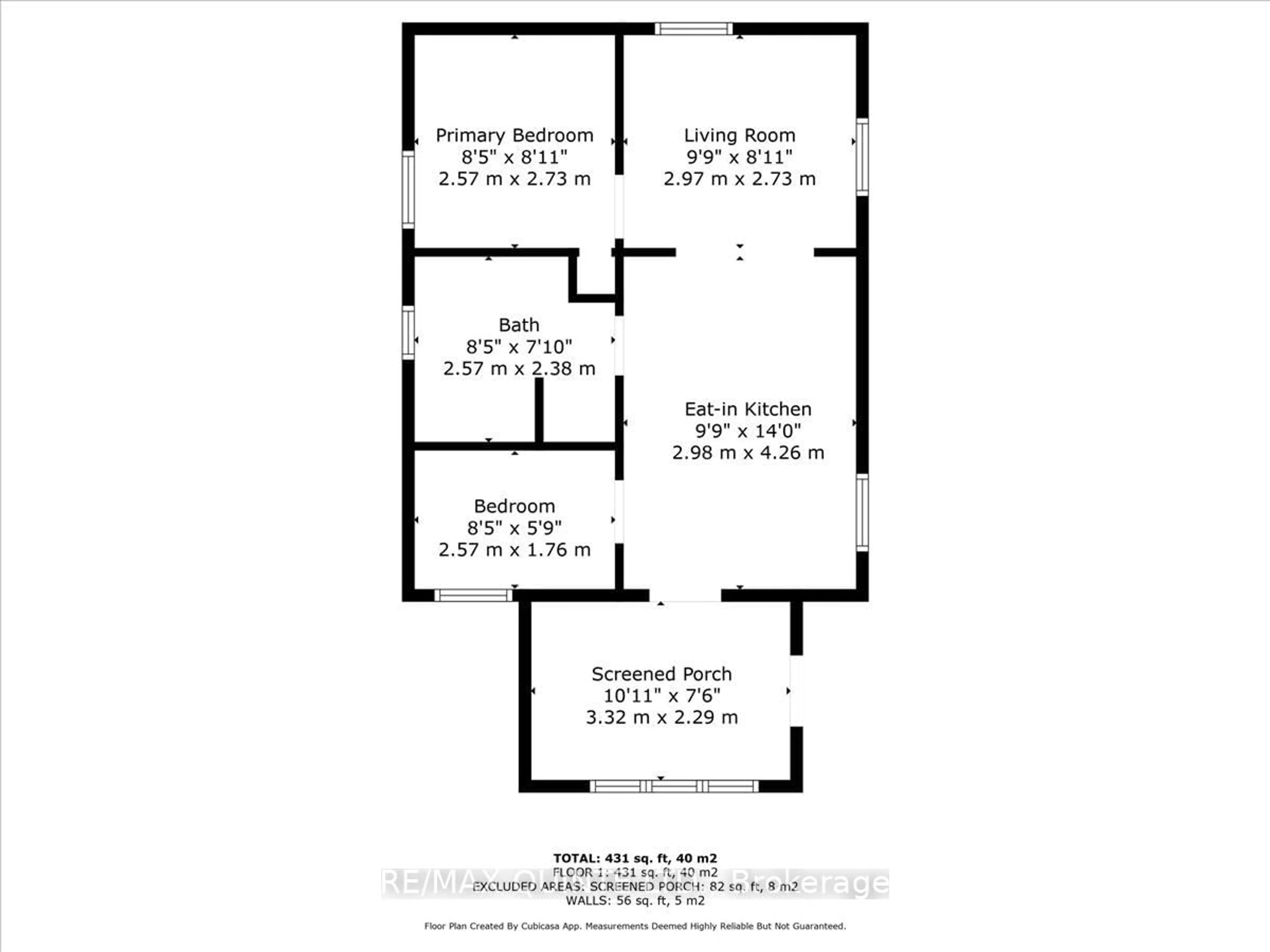 Floor plan for 23 Fawcett Ave, Prince Edward County Ontario K0K 2T0