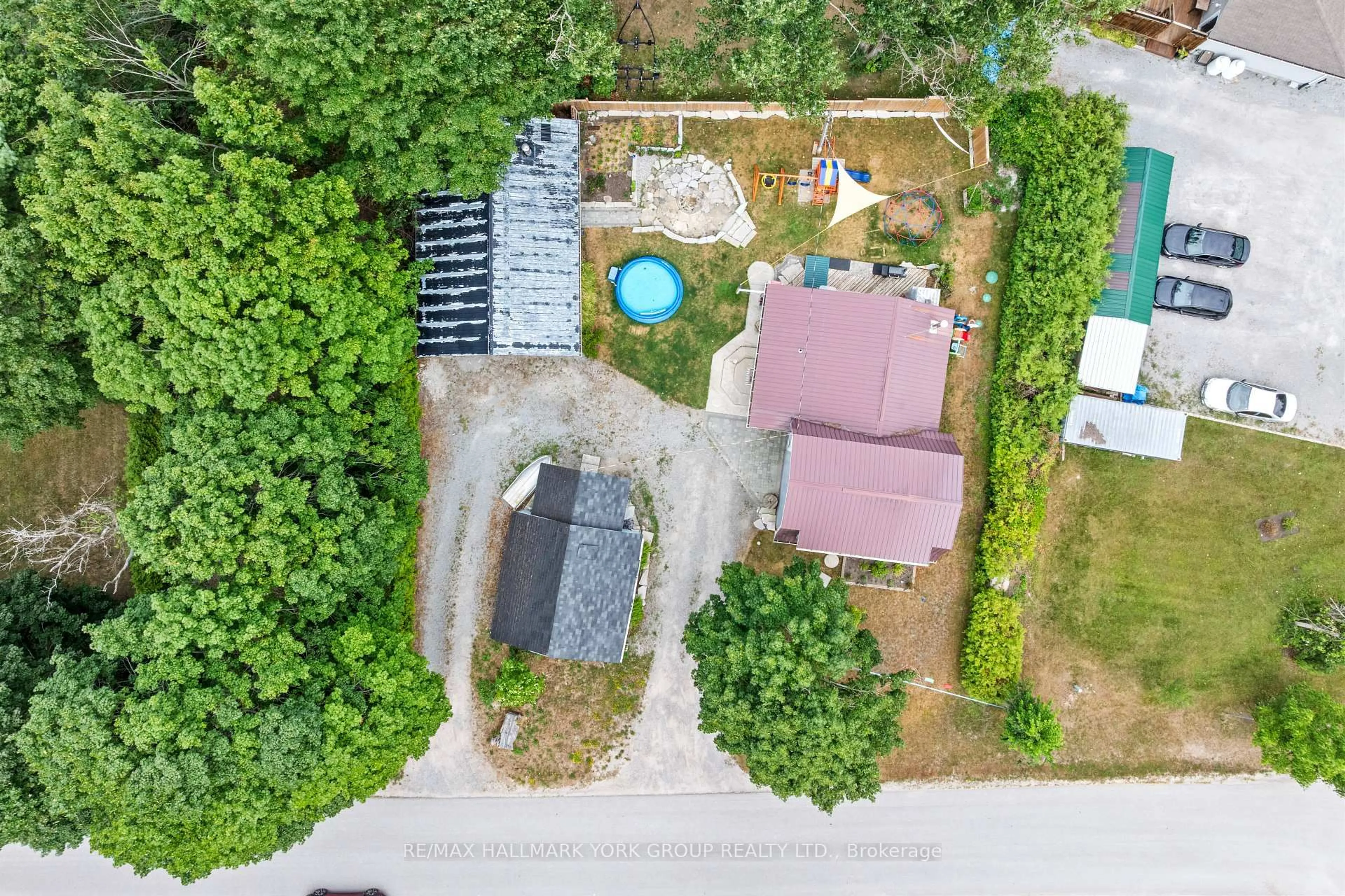 A pic from outside/outdoor area/front of a property/back of a property/a pic from drone, unknown for 6 Mitchellview Rd, Kawartha Lakes Ontario K0M 2B0