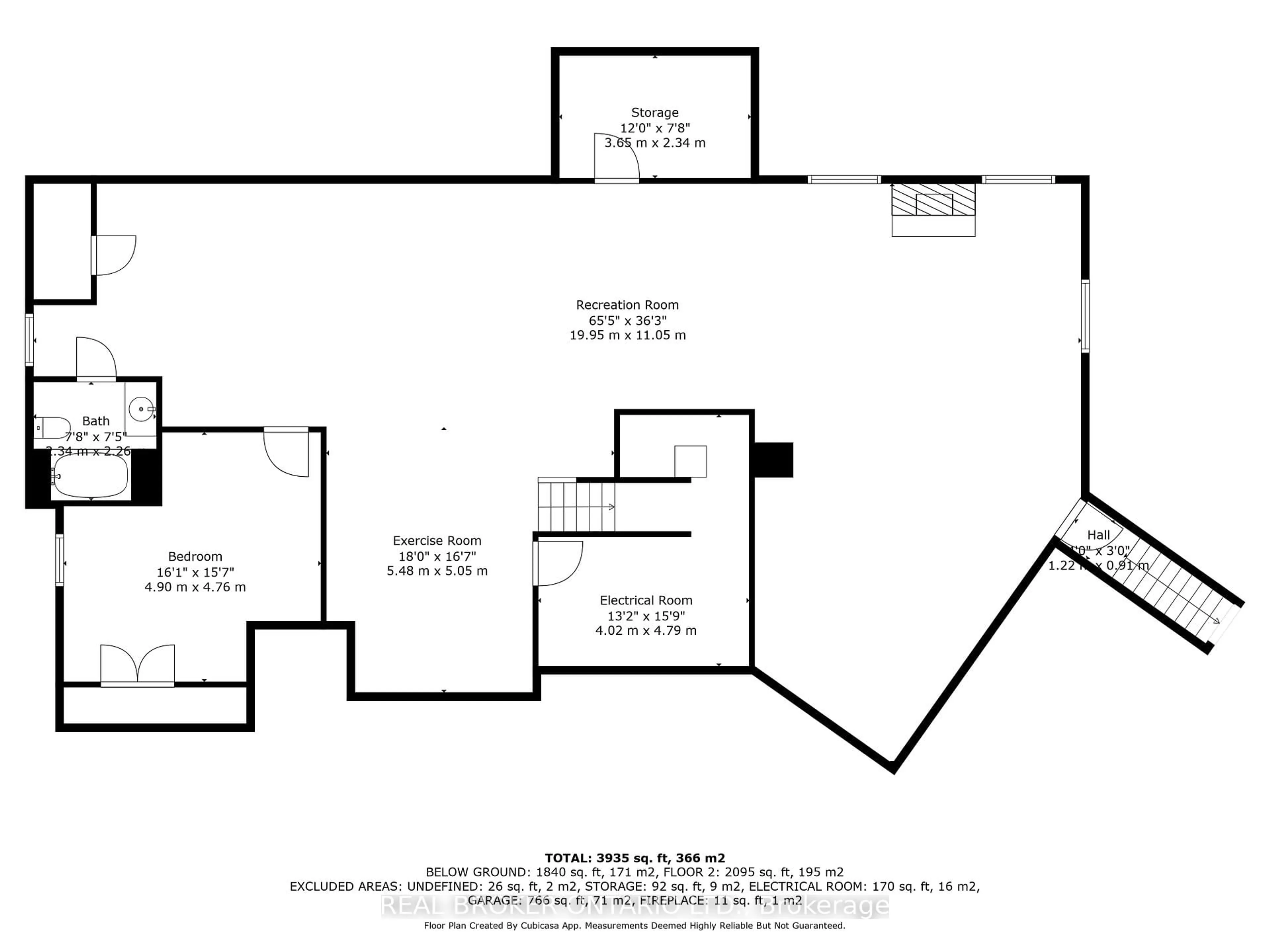 Floor plan for 3464 Greenland Rd, Ottawa Ontario K0A 1T0