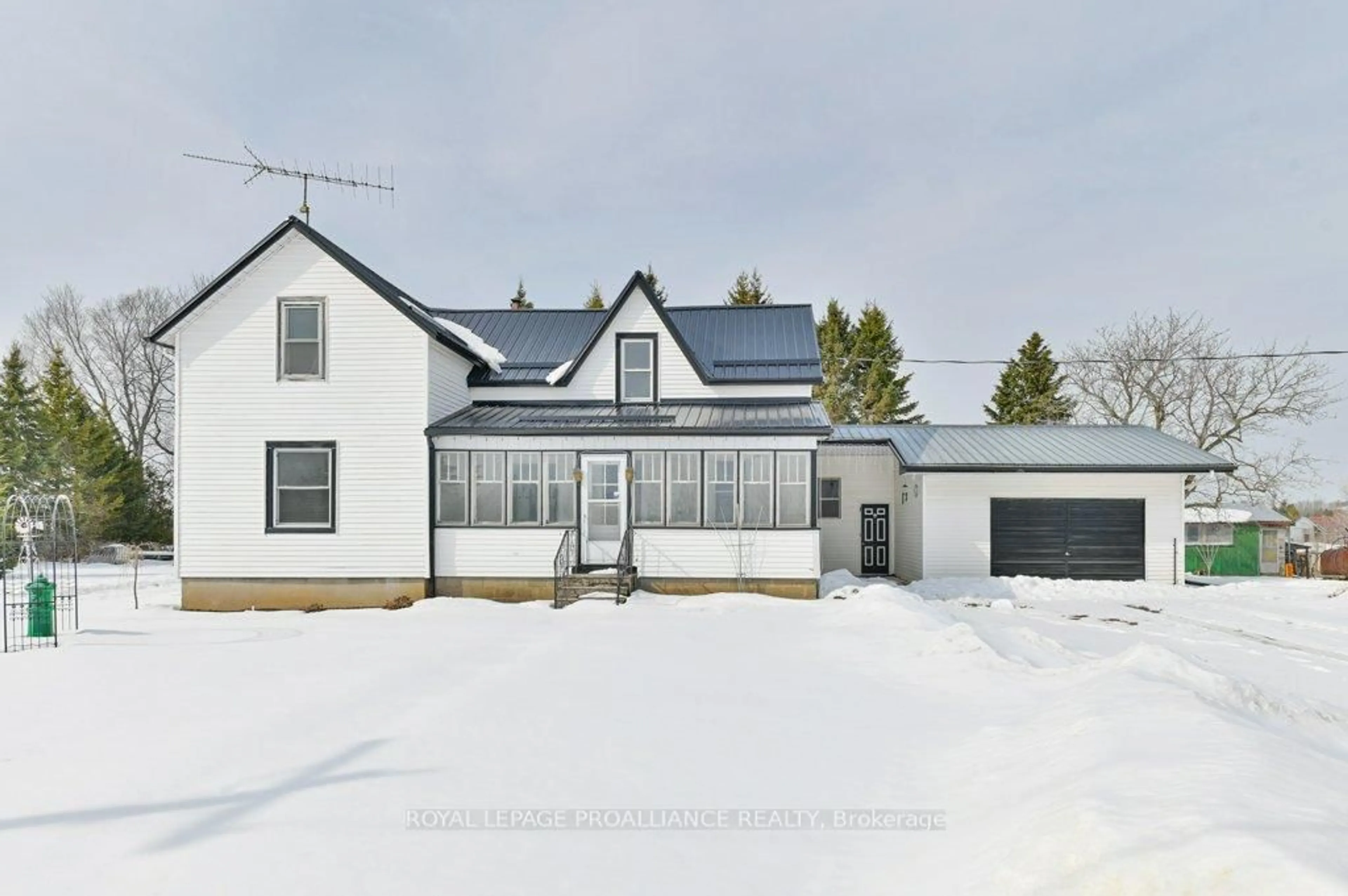 A pic from outside/outdoor area/front of a property/back of a property/a pic from drone, street for 1172 Salem Rd, Prince Edward County Ontario K0K 1T0