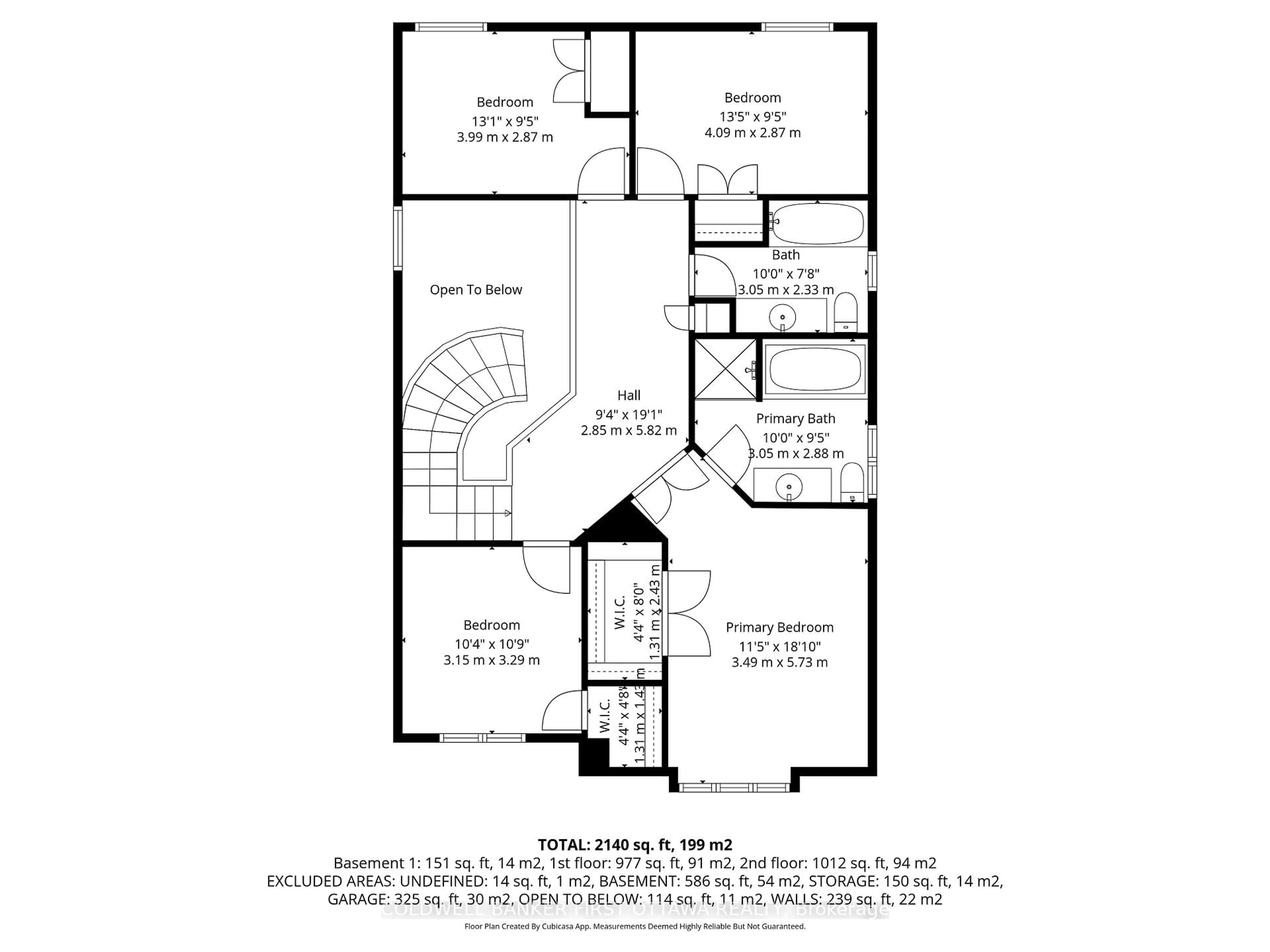 Floor plan for 6A ROSETTA Ave, Ottawa Ontario K2G 6T5