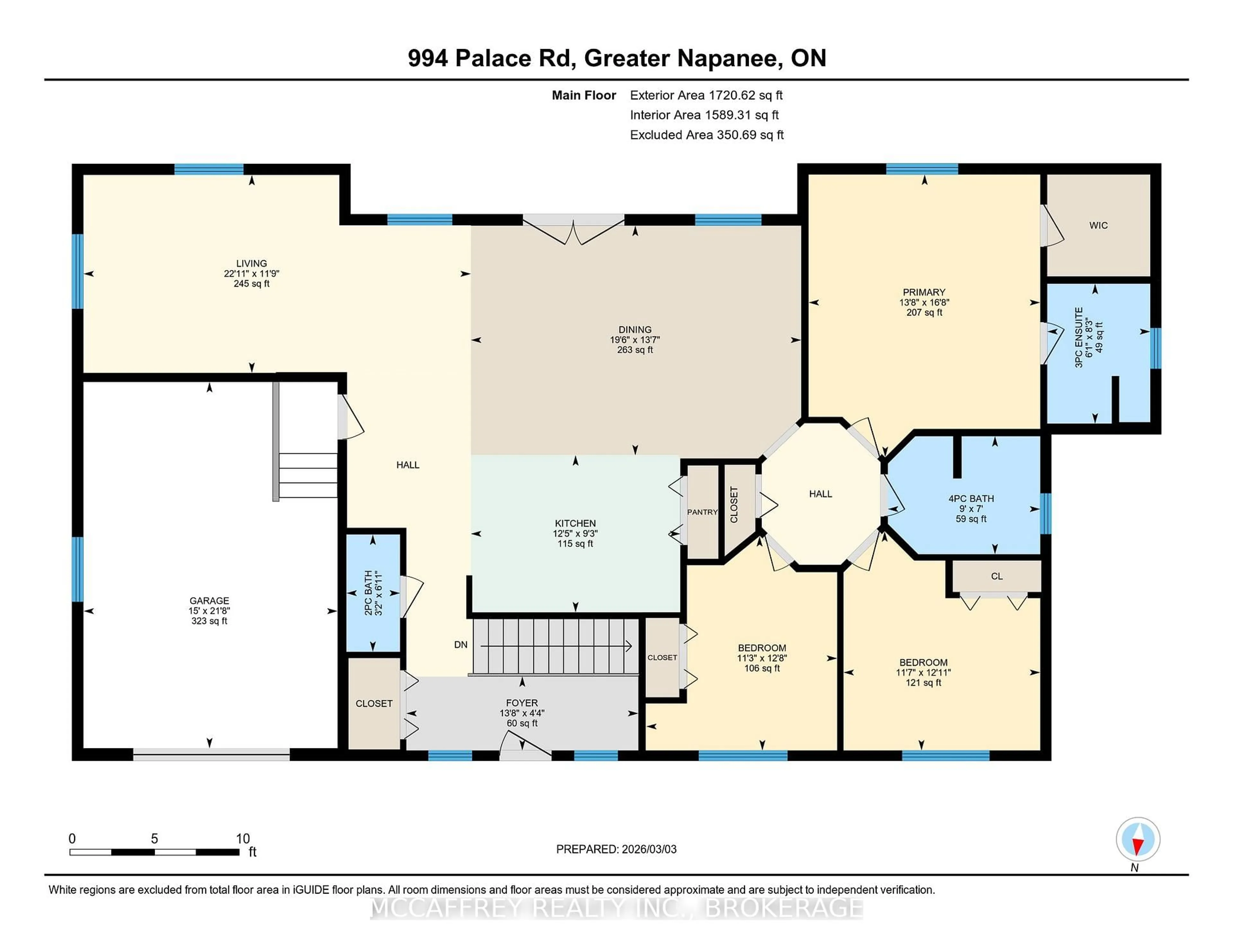 Floor plan for 994 Palace Rd, Greater Napanee Ontario K7R 3K9