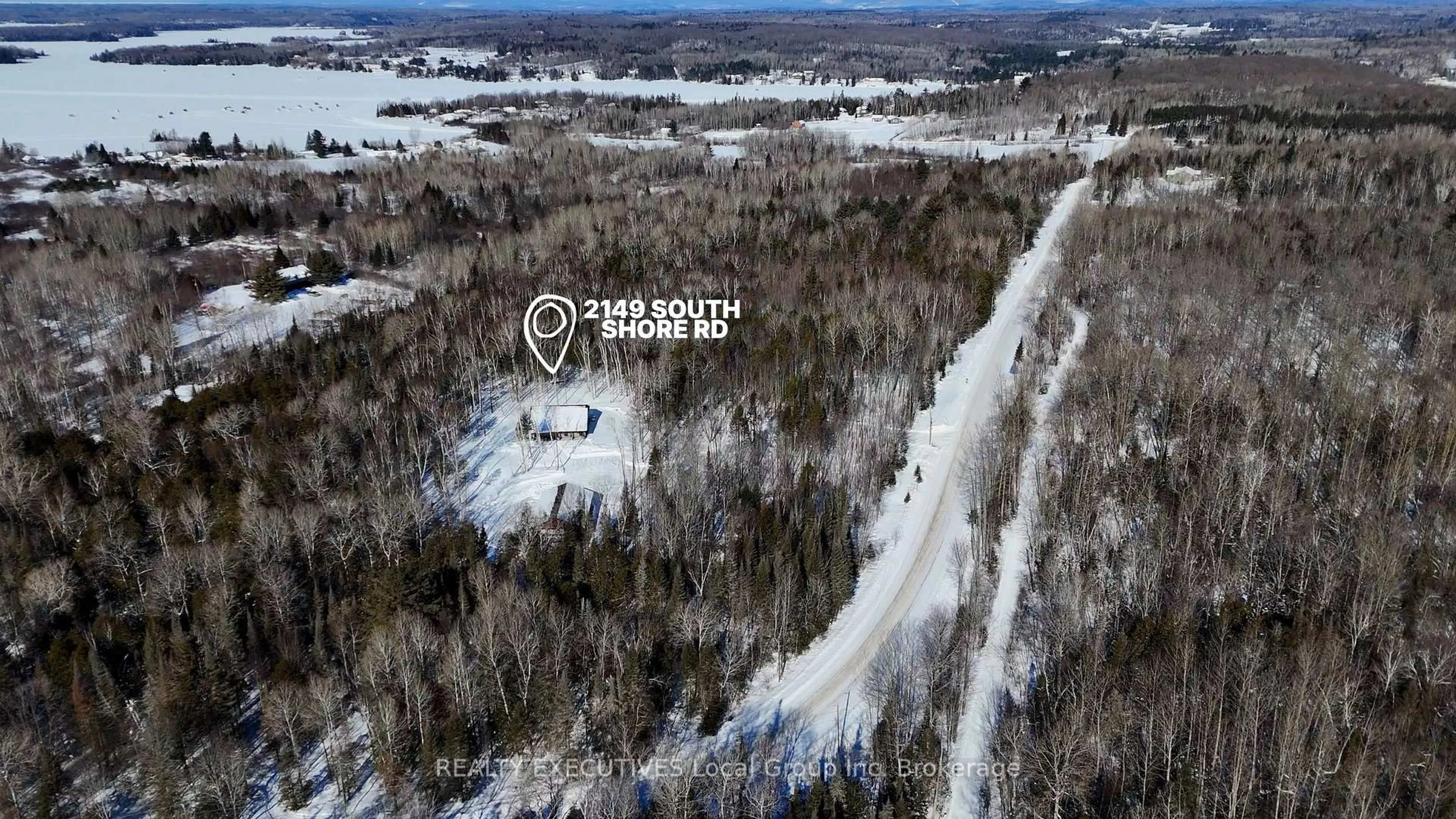 A pic from outside/outdoor area/front of a property/back of a property/a pic from drone, unknown for 2149 SOUTH SHORE Rd, Bonfield Ontario P0H 1E0