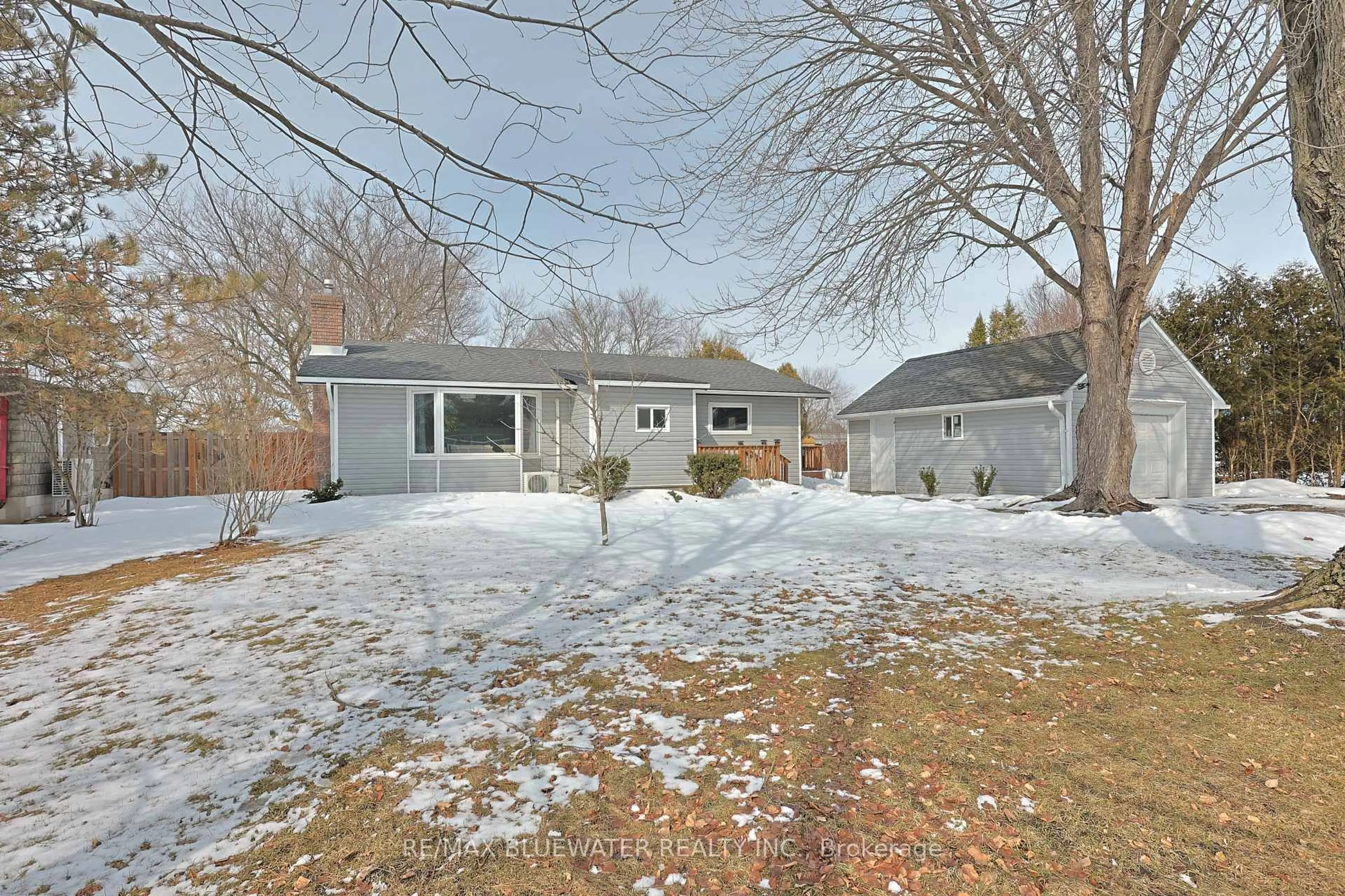 A pic from outside/outdoor area/front of a property/back of a property/a pic from drone, street for 8296 Burwell Rd, Lambton Shores Ontario N0M 1T0