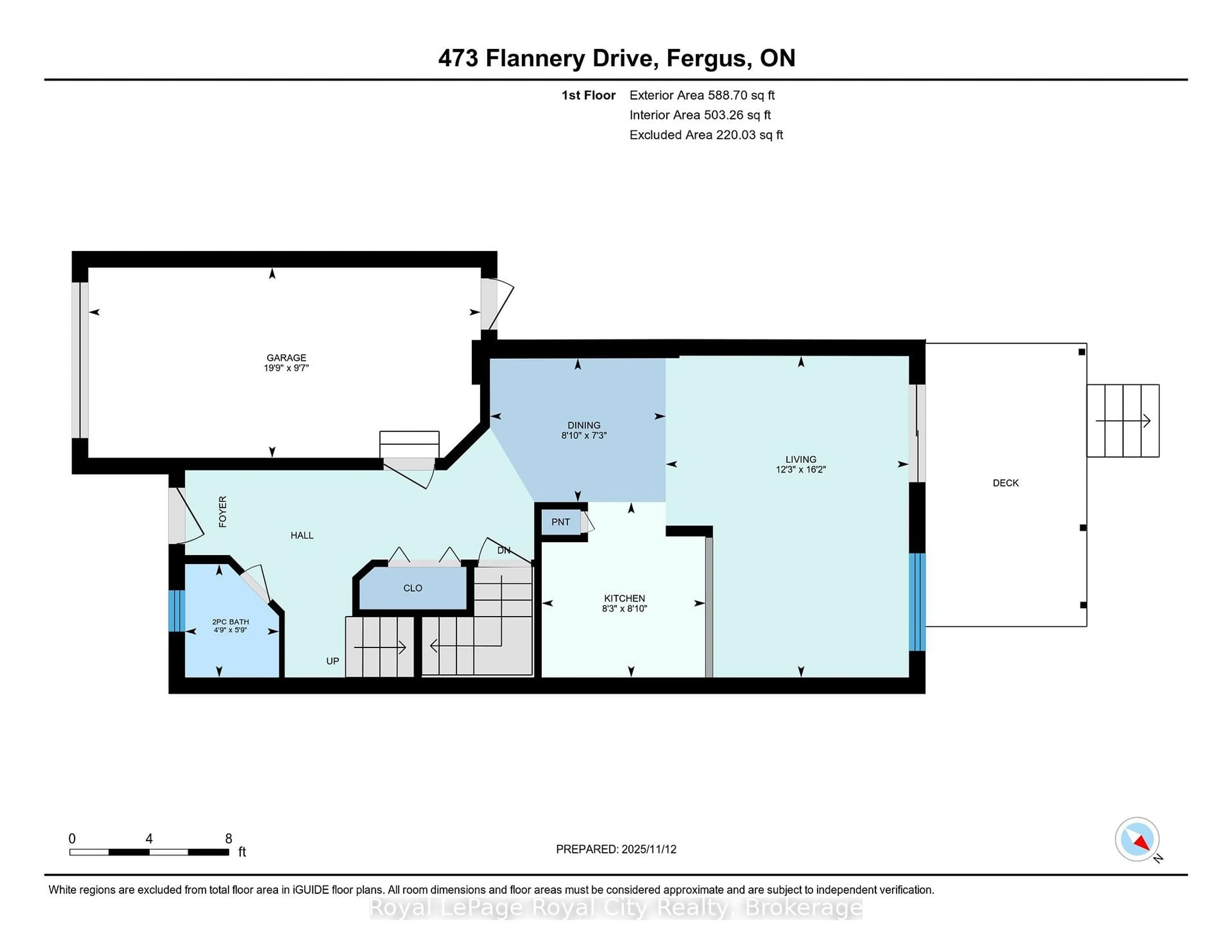 Floor plan for 473 Flannery Dr, Centre Wellington Ontario N1M 3P1
