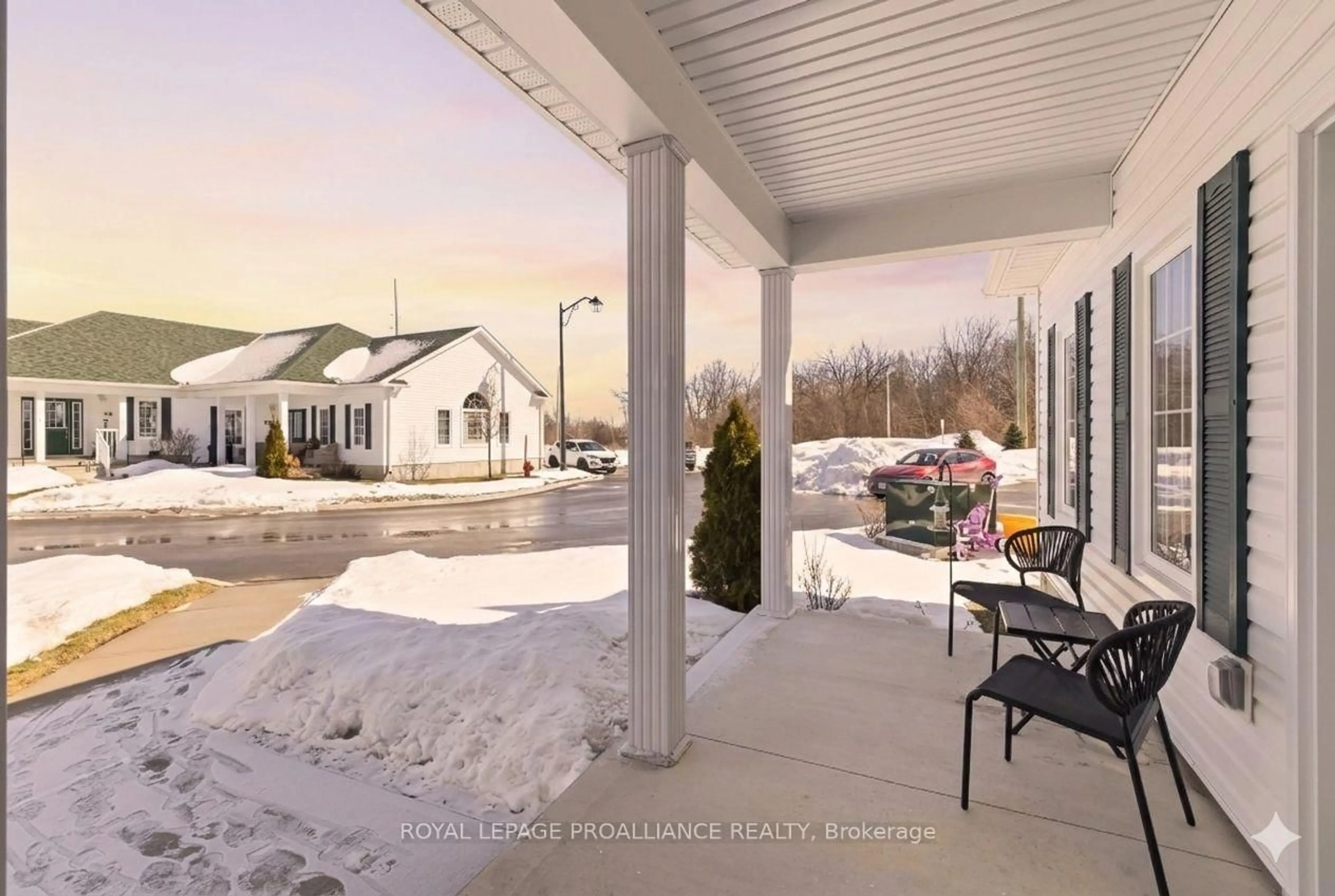 Patio, mountain view for 300 Croft St #202, Port Hope Ontario L1A 0E1