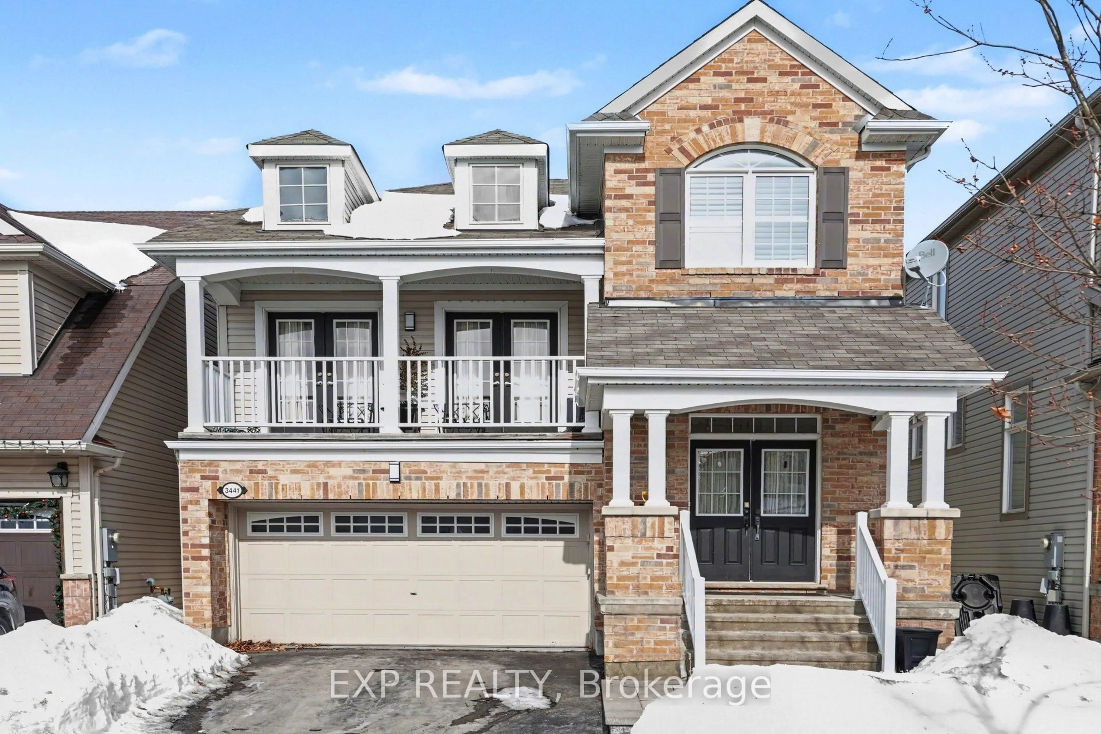 Home with brick exterior material, street for 3441 River Run Ave, Ottawa Ontario K2J 0R5