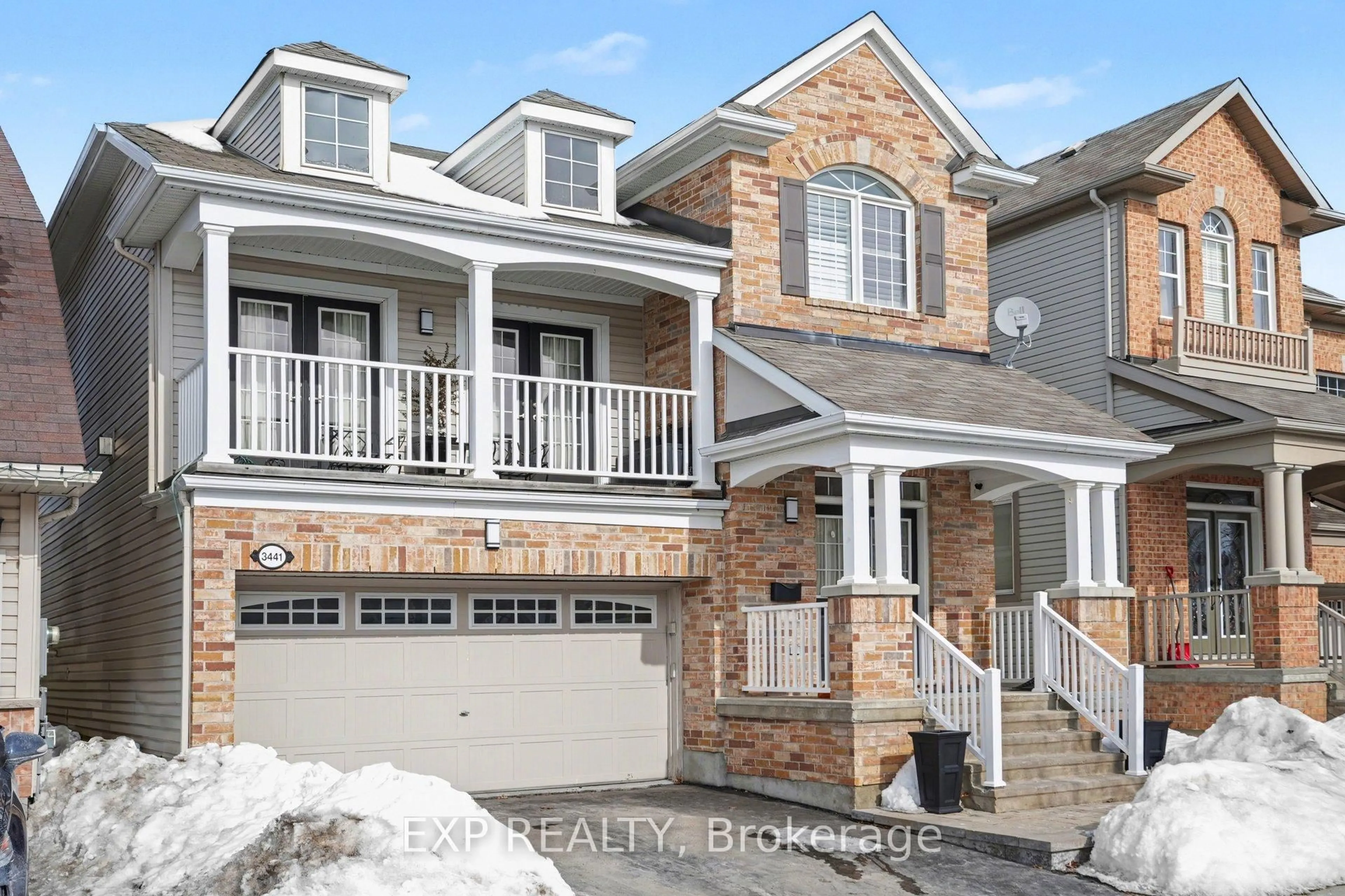 Home with brick exterior material, street for 3441 River Run Ave, Ottawa Ontario K2J 0R5