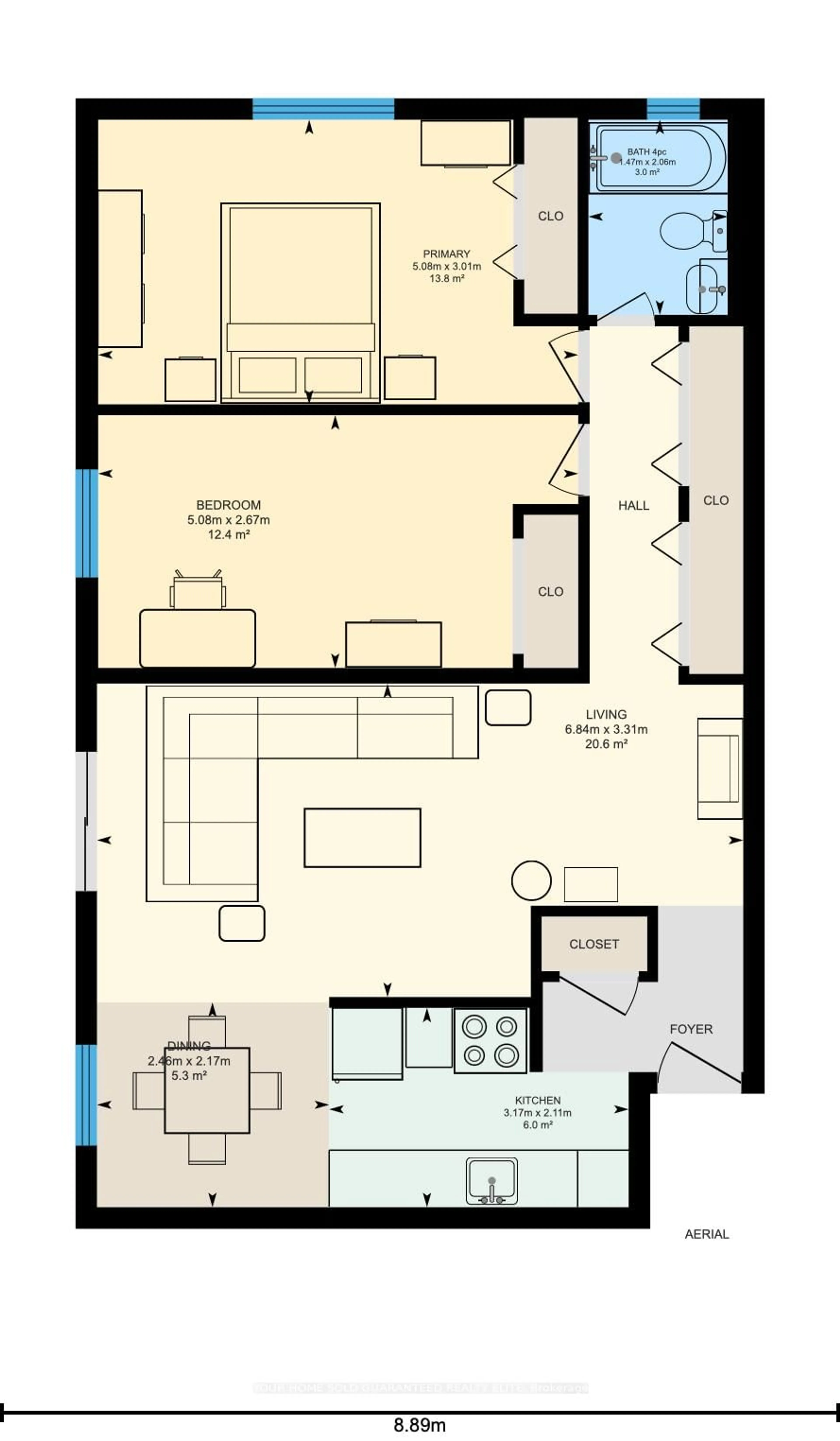 Floor plan for 456 Carlton St #10, St. Catharines Ontario L2M 4X1