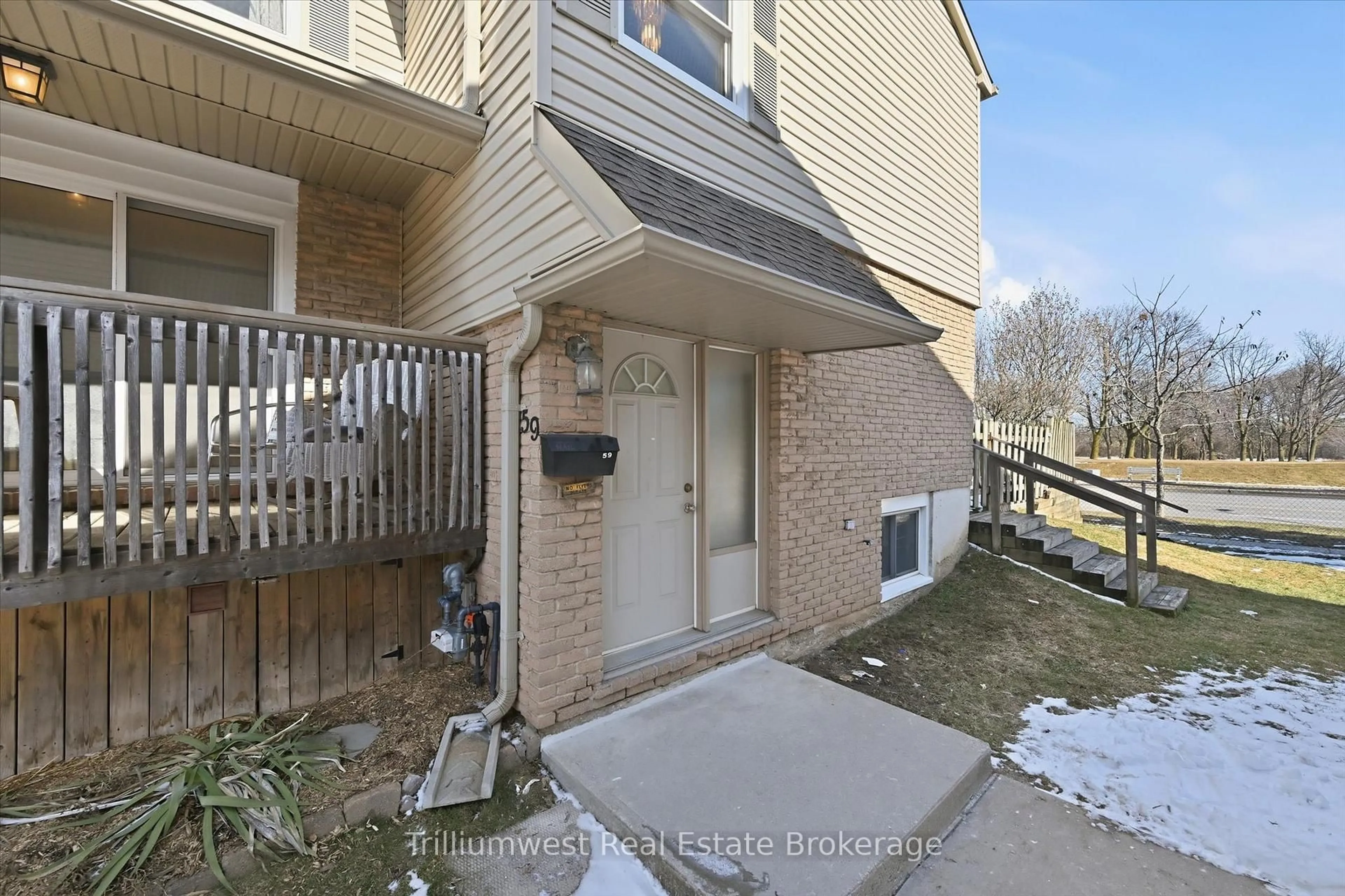 A pic from outside/outdoor area/front of a property/back of a property/a pic from drone, street for 1300 Upper Ottawa St #59, Hamilton Ontario L8W 1M8
