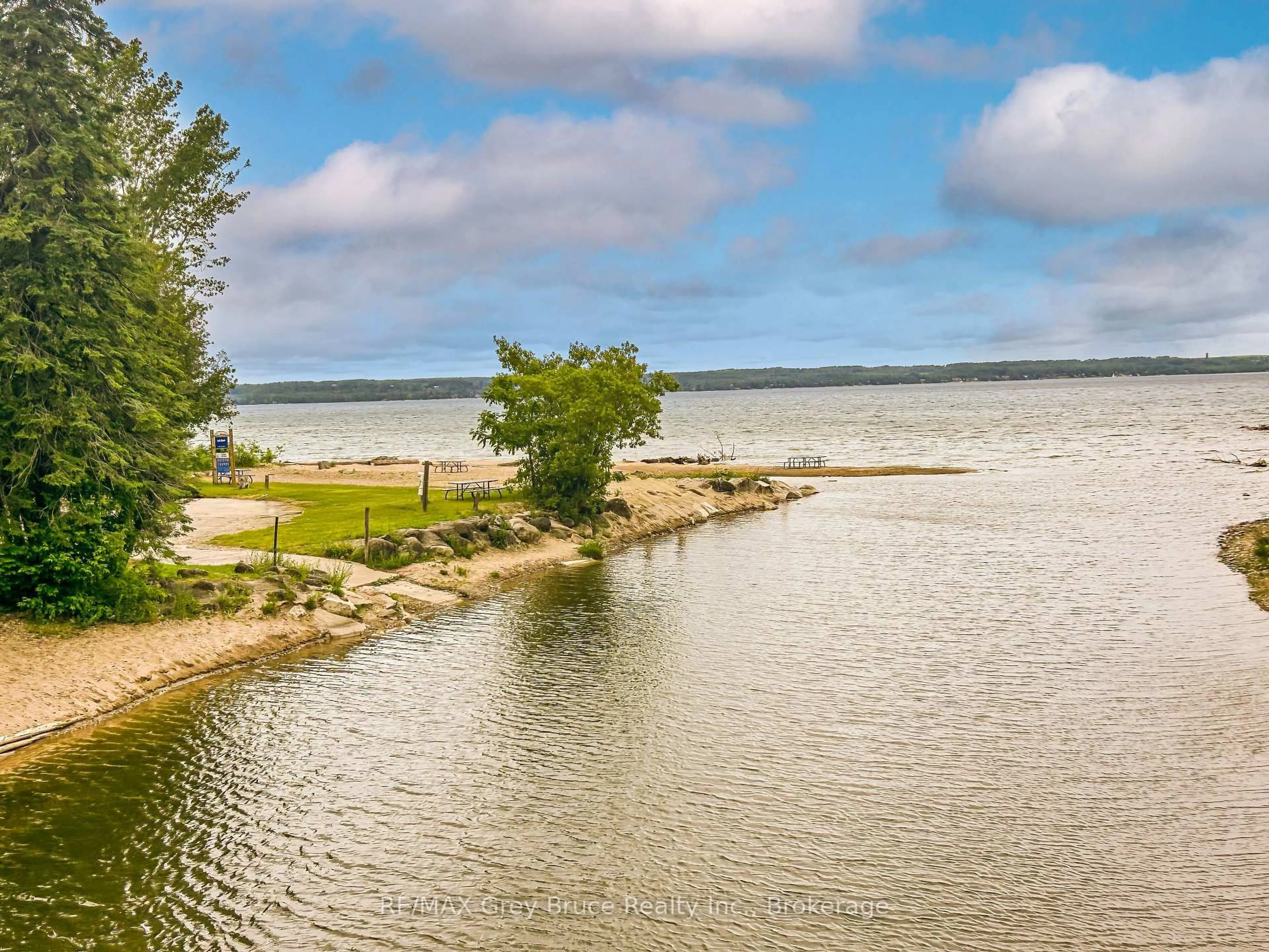 A pic from outside/outdoor area/front of a property/back of a property/a pic from drone, water/lake/river/ocean view for 303005 Grey  15 Rd, Meaford Ontario N0H 1V0