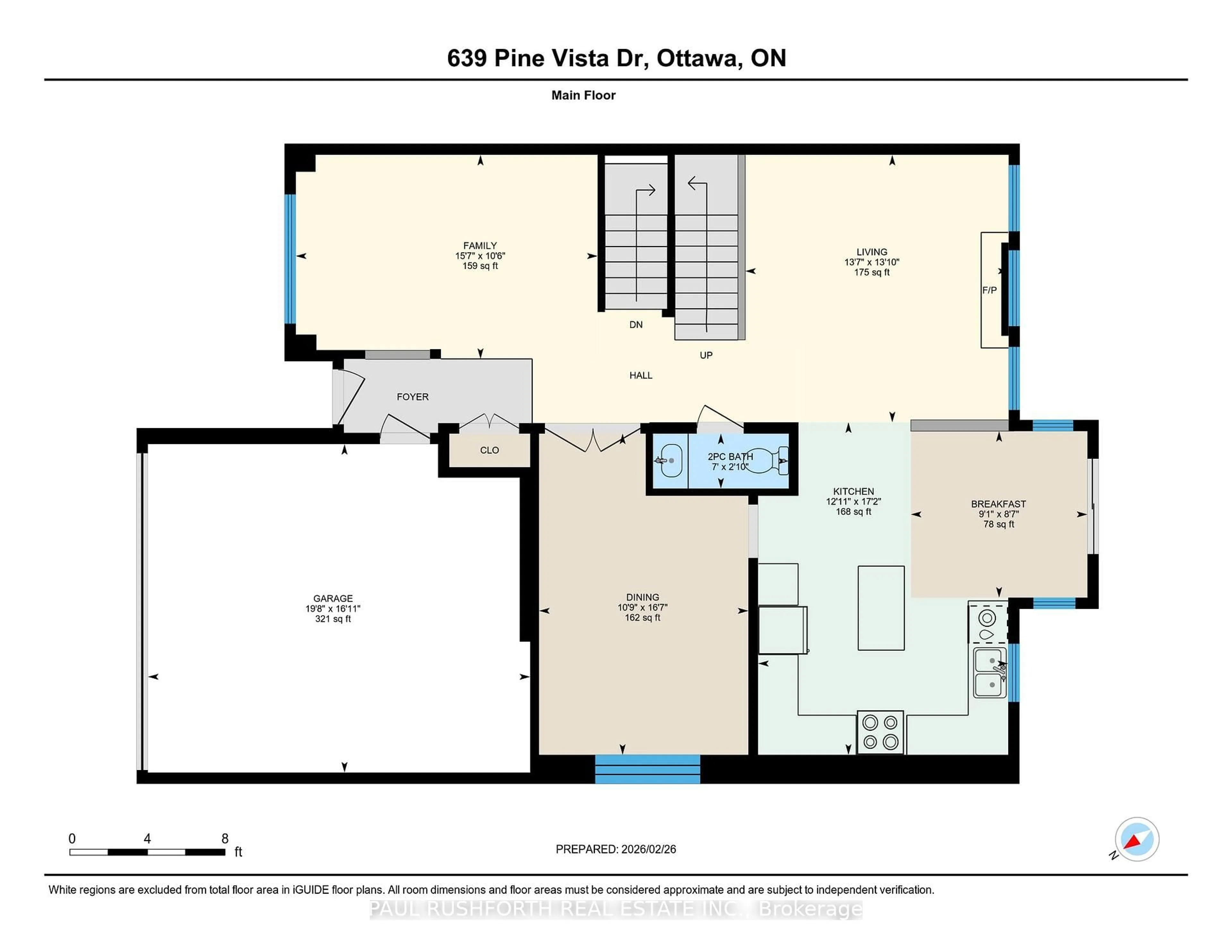Floor plan for 639 Pine Vista Dr, Orleans Ontario K4A 5B4