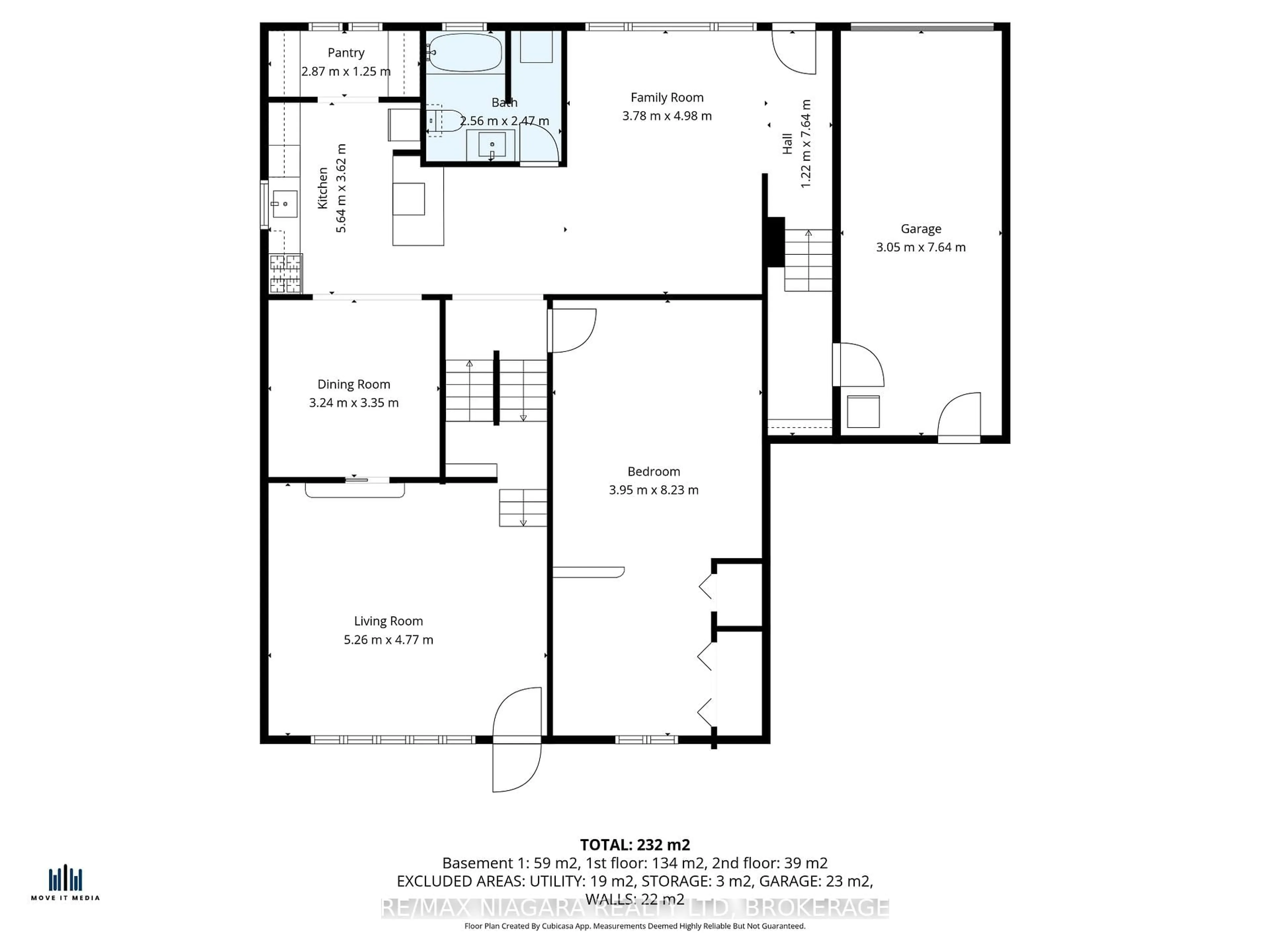Floor plan for 148 Lakeshore Rd, St. Catharines Ontario L2N 2V1