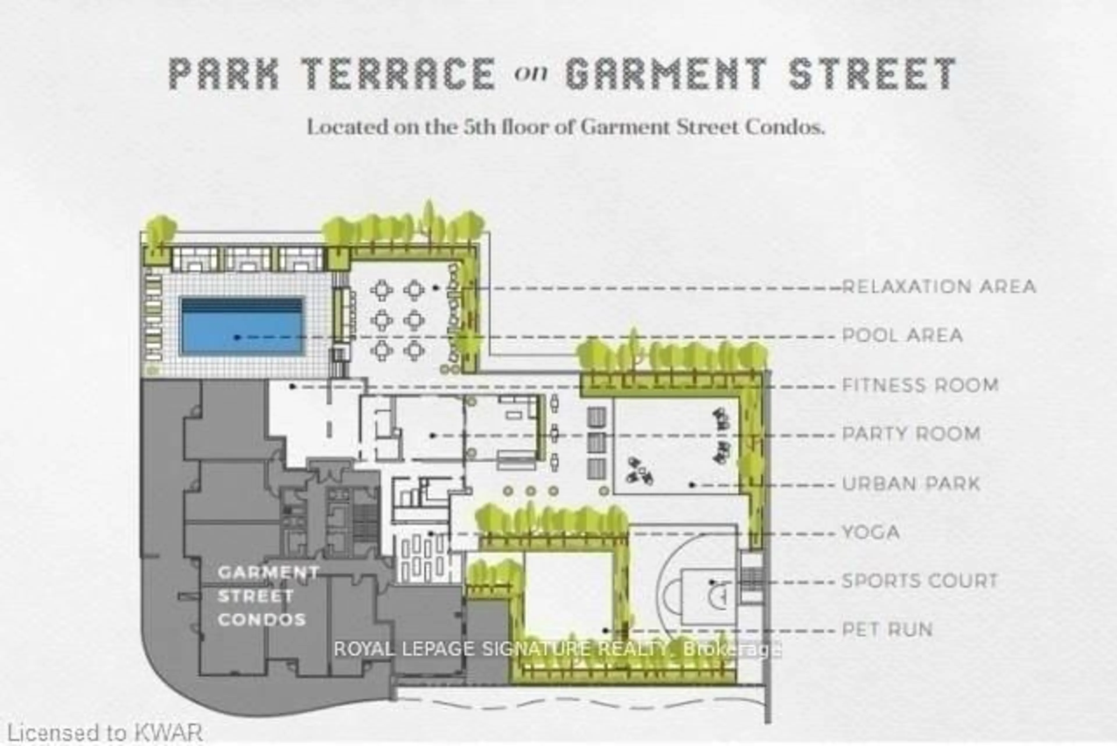 Floor plan for 108 Garment St #413, Kitchener Ontario N2G 2B3