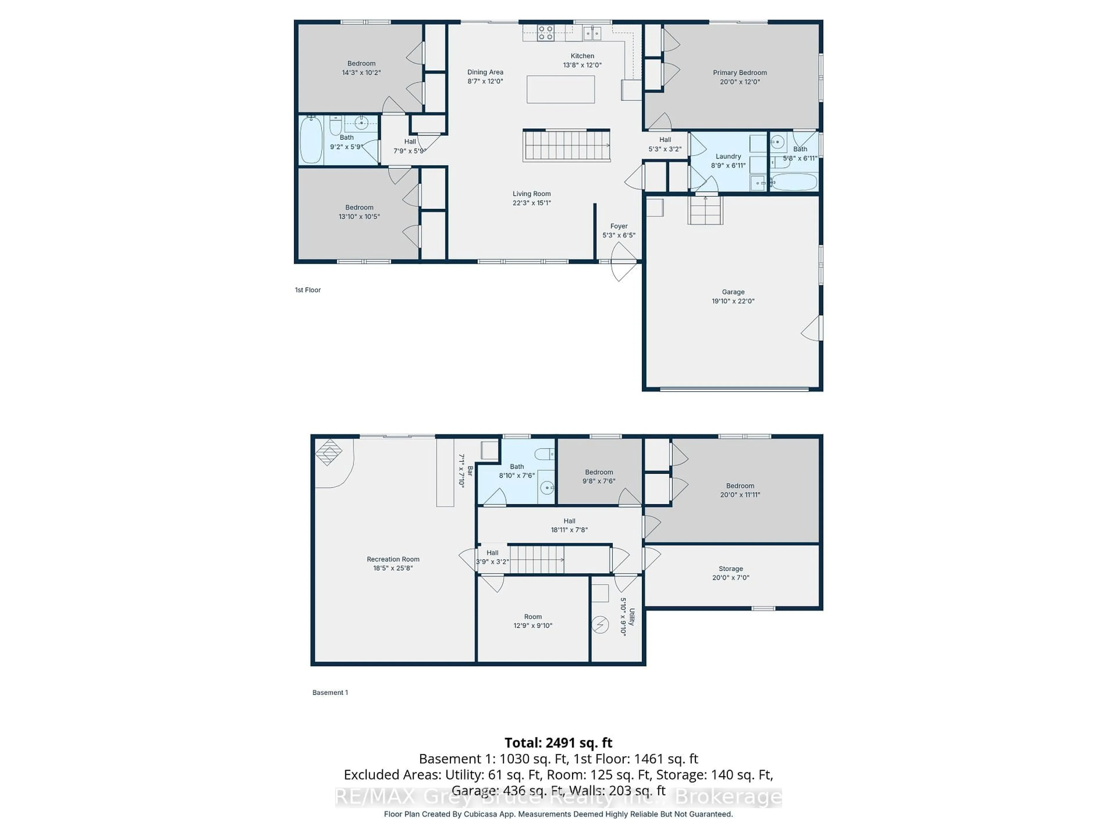 Floor plan for 137531 7th Concession, Georgian Bluffs Ontario N4K 5N5