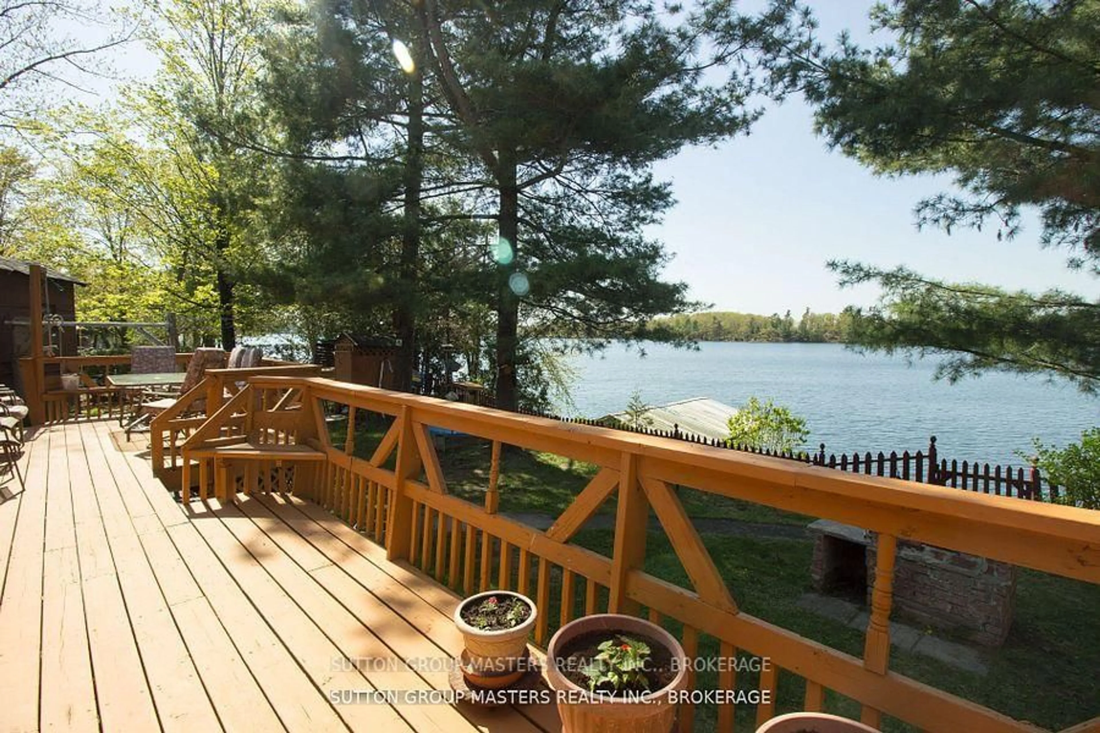 Patio, water/lake/river/ocean view for 4907 Alex McLean Lane, Battersea Ontario K0H 1H0