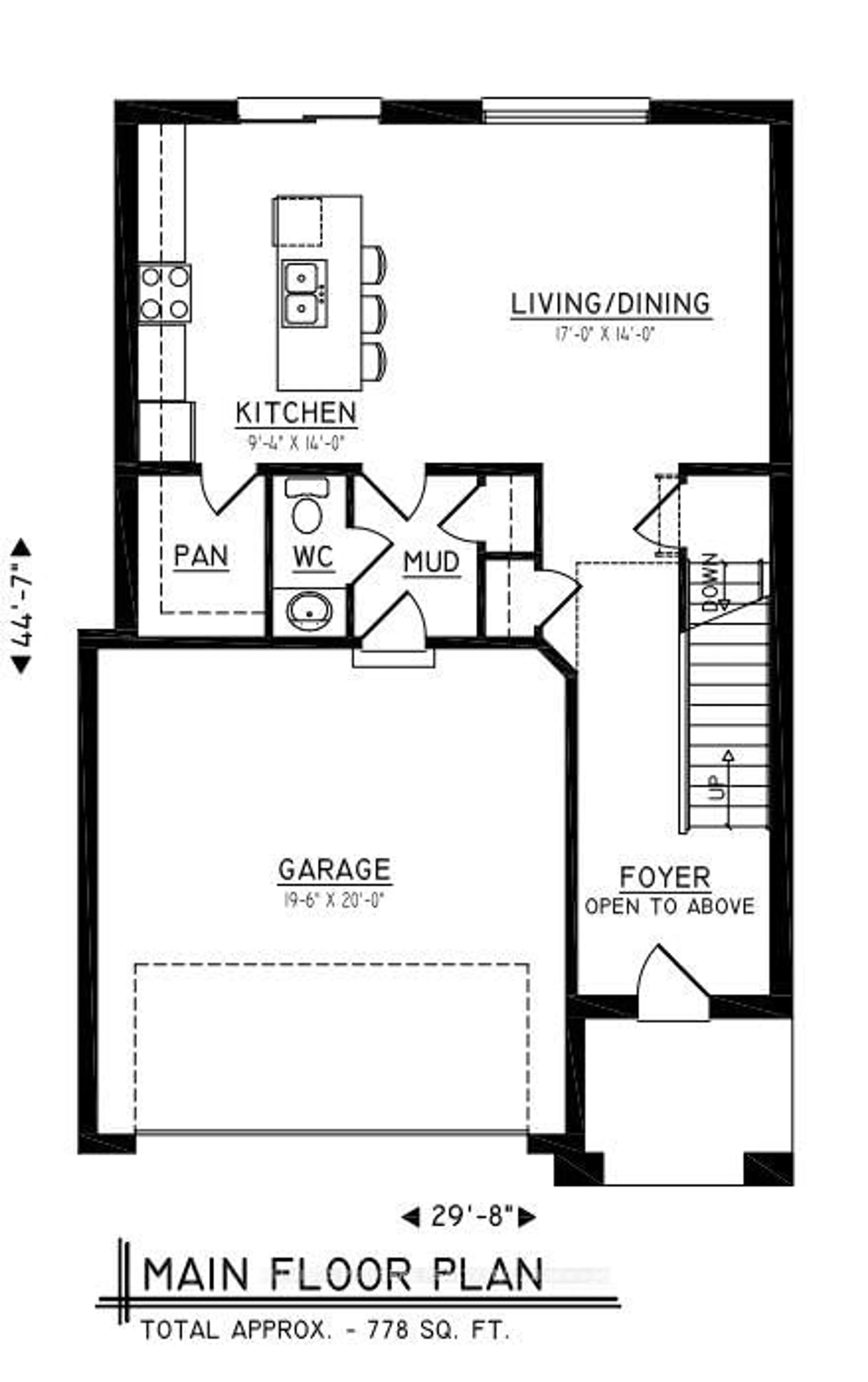 Floor plan for 840 Gatestone Rd, London South Ontario N6M 1C1