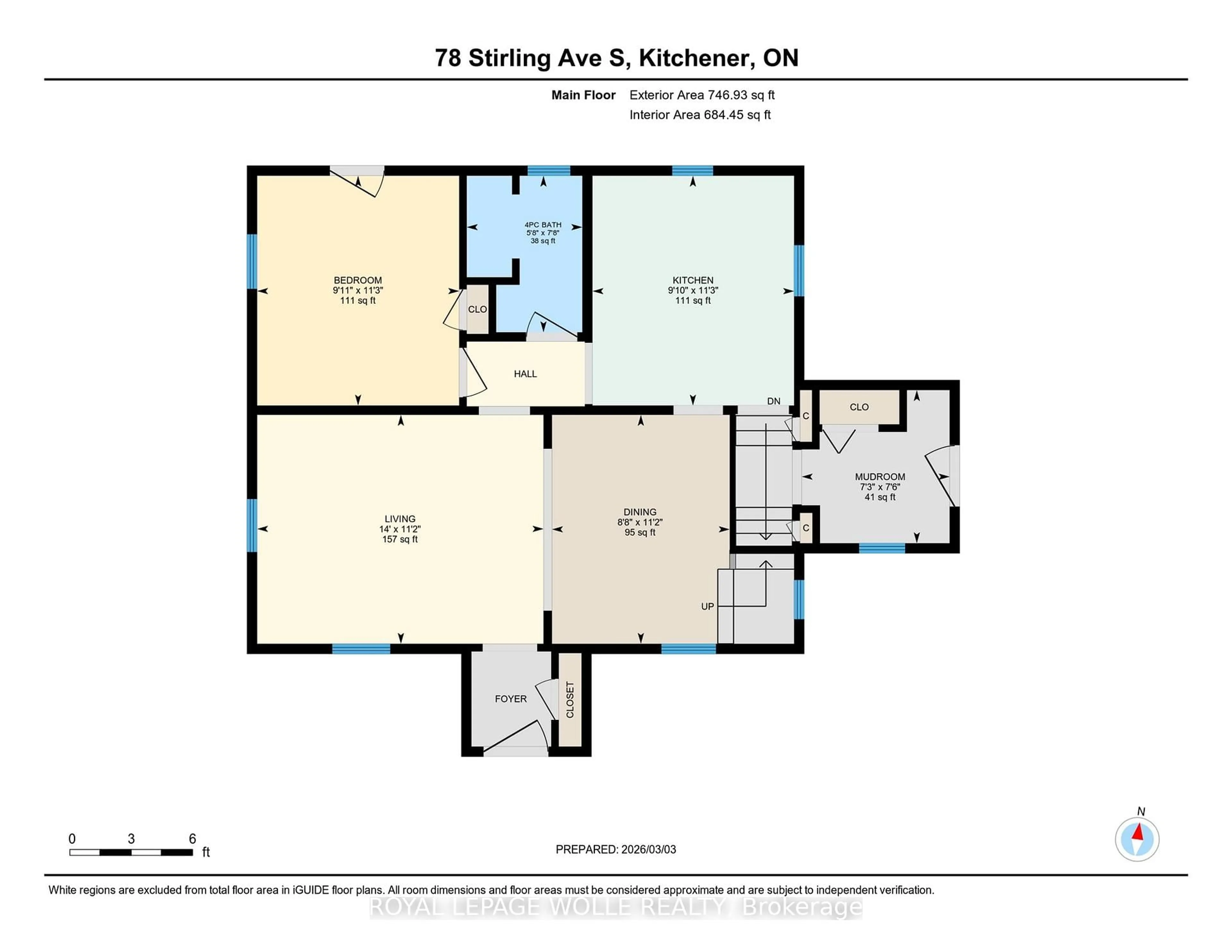 Floor plan for 78 Stirling Ave, Waterloo Ontario N2G 3N9