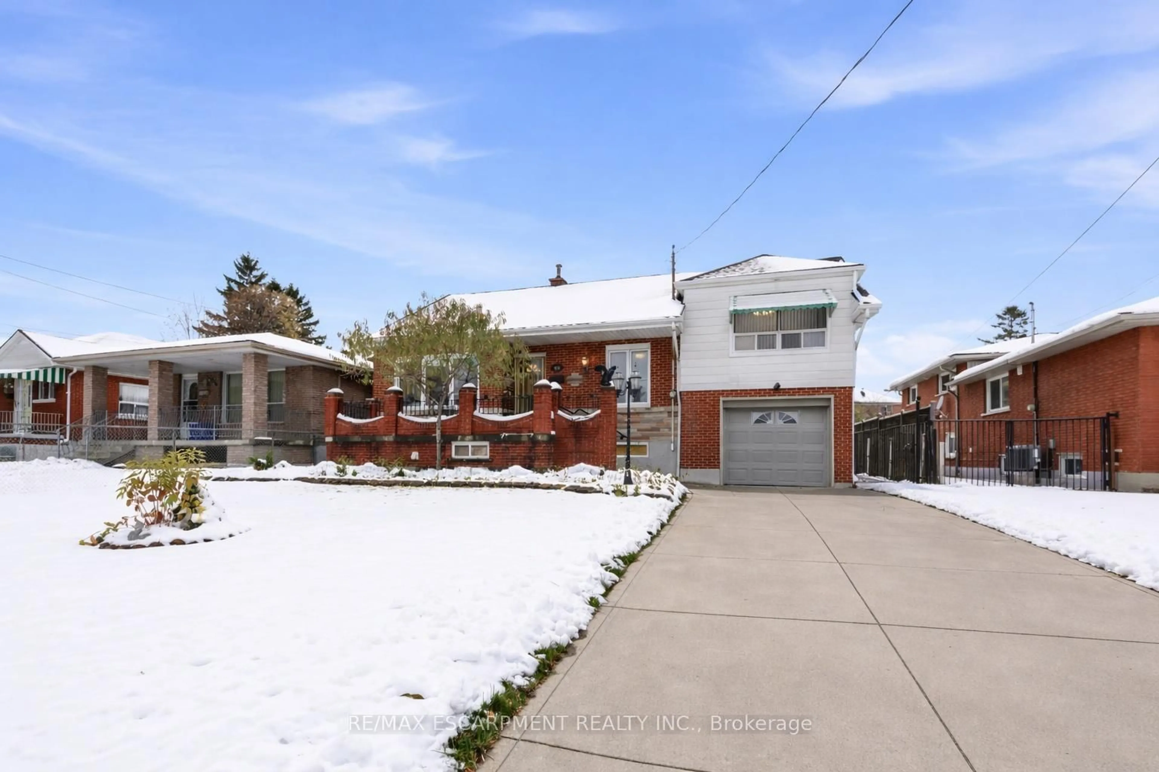 Home with brick exterior material, street for 314 Hawkridge Ave, Hamilton Ontario L9C 3L2