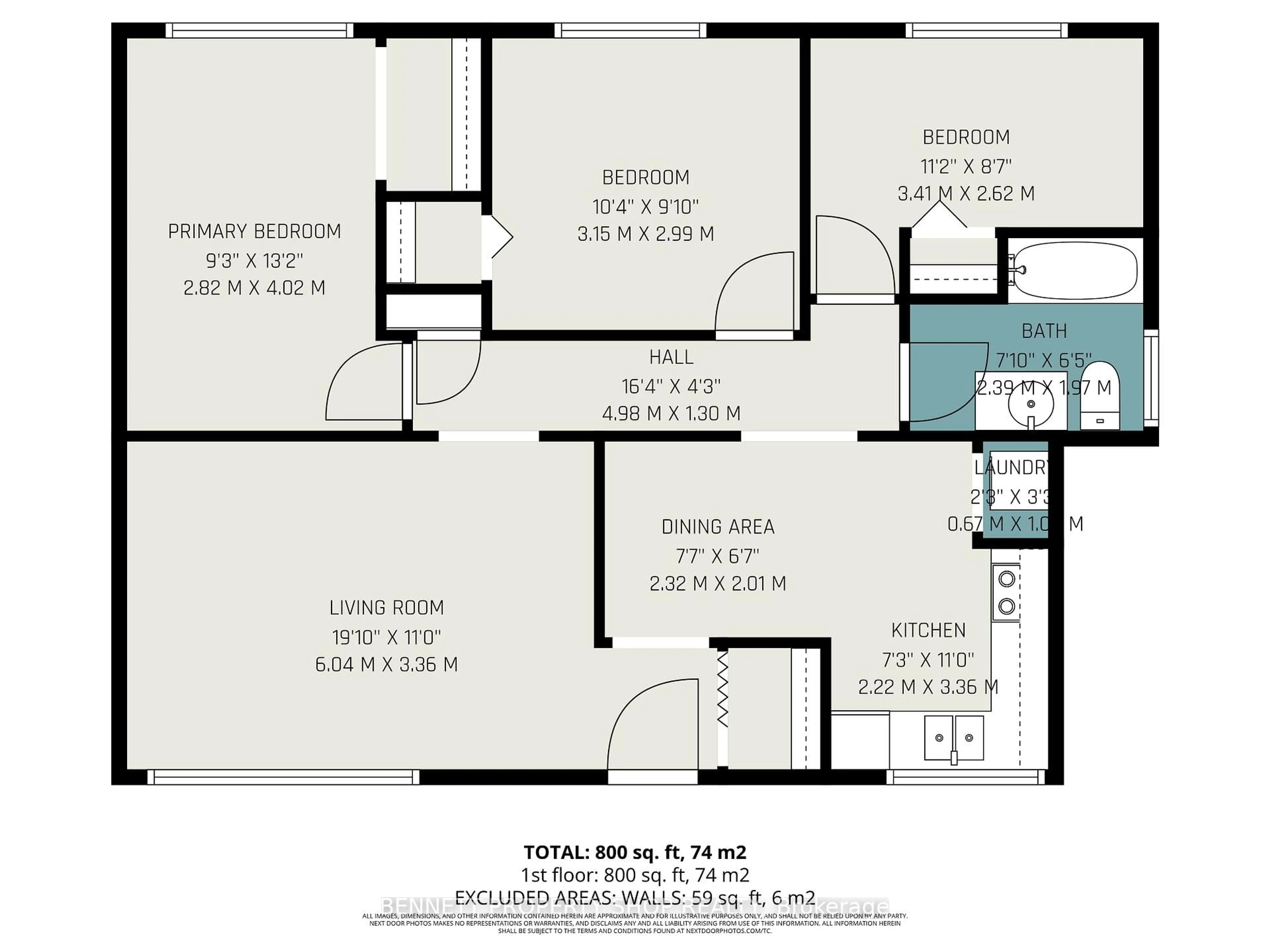 Floor plan for 1112 Cobden Rd, Ottawa Ontario K2C 2Z2