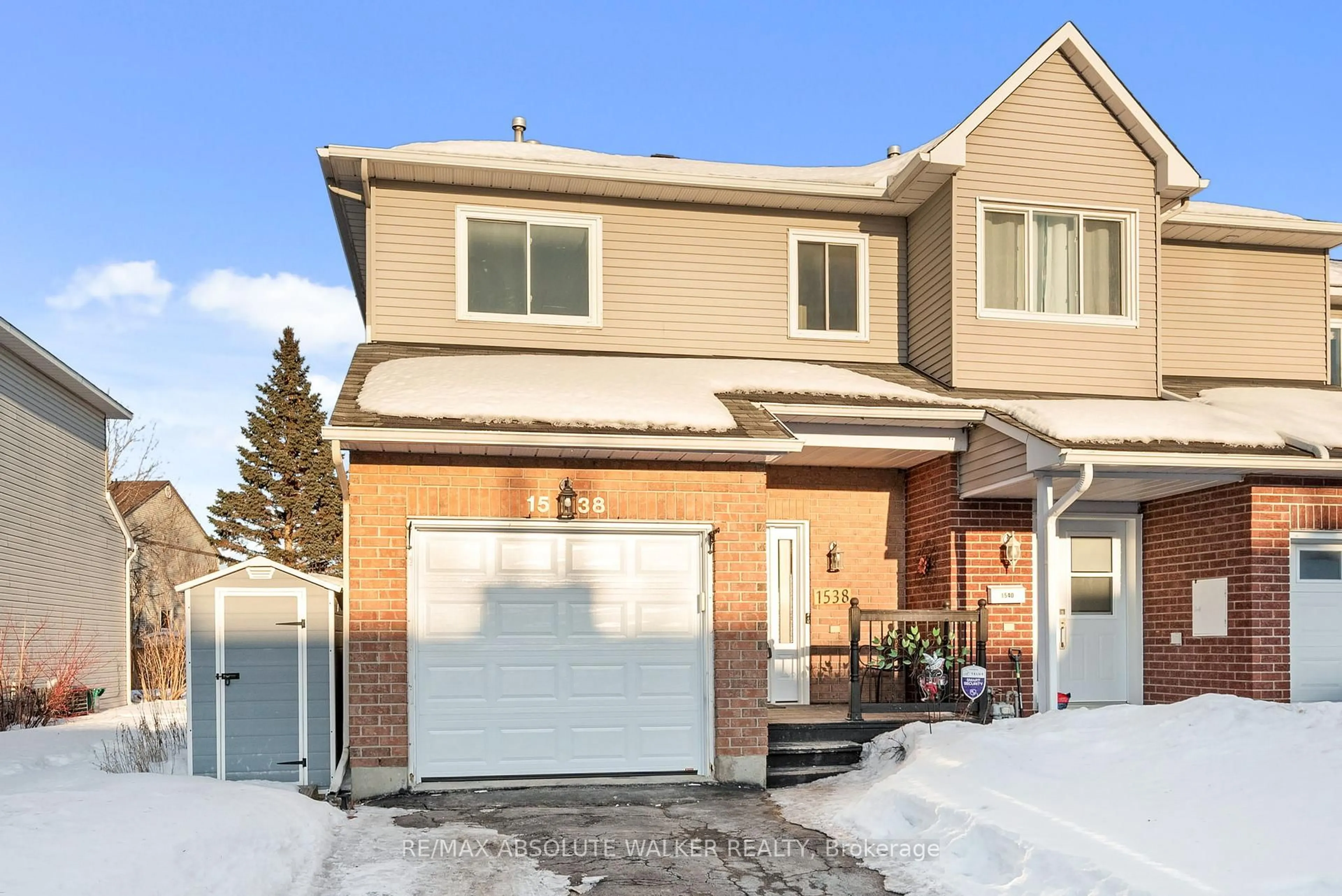 Home with brick exterior material, street for 1538 Briarfield Cres, Ottawa Ontario K4A 1Z9