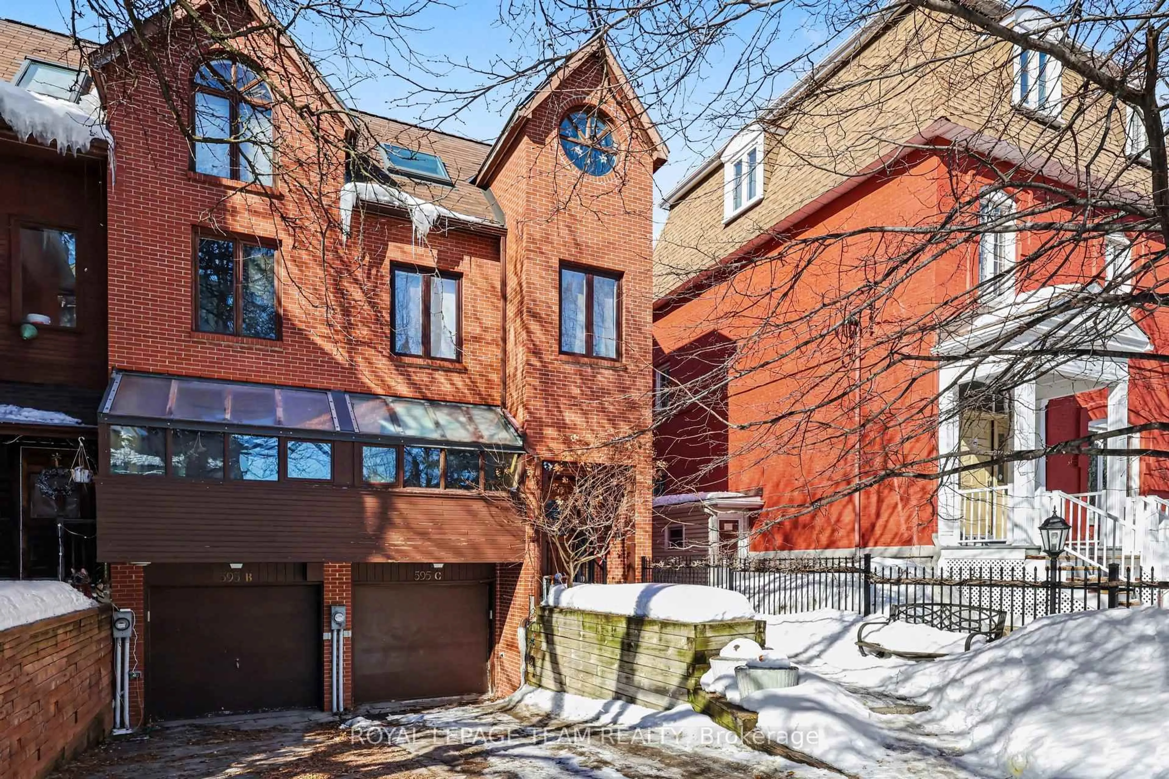 Home with brick exterior material, street for 595 Besserer St #C, Ottawa Ontario K1N 6C8