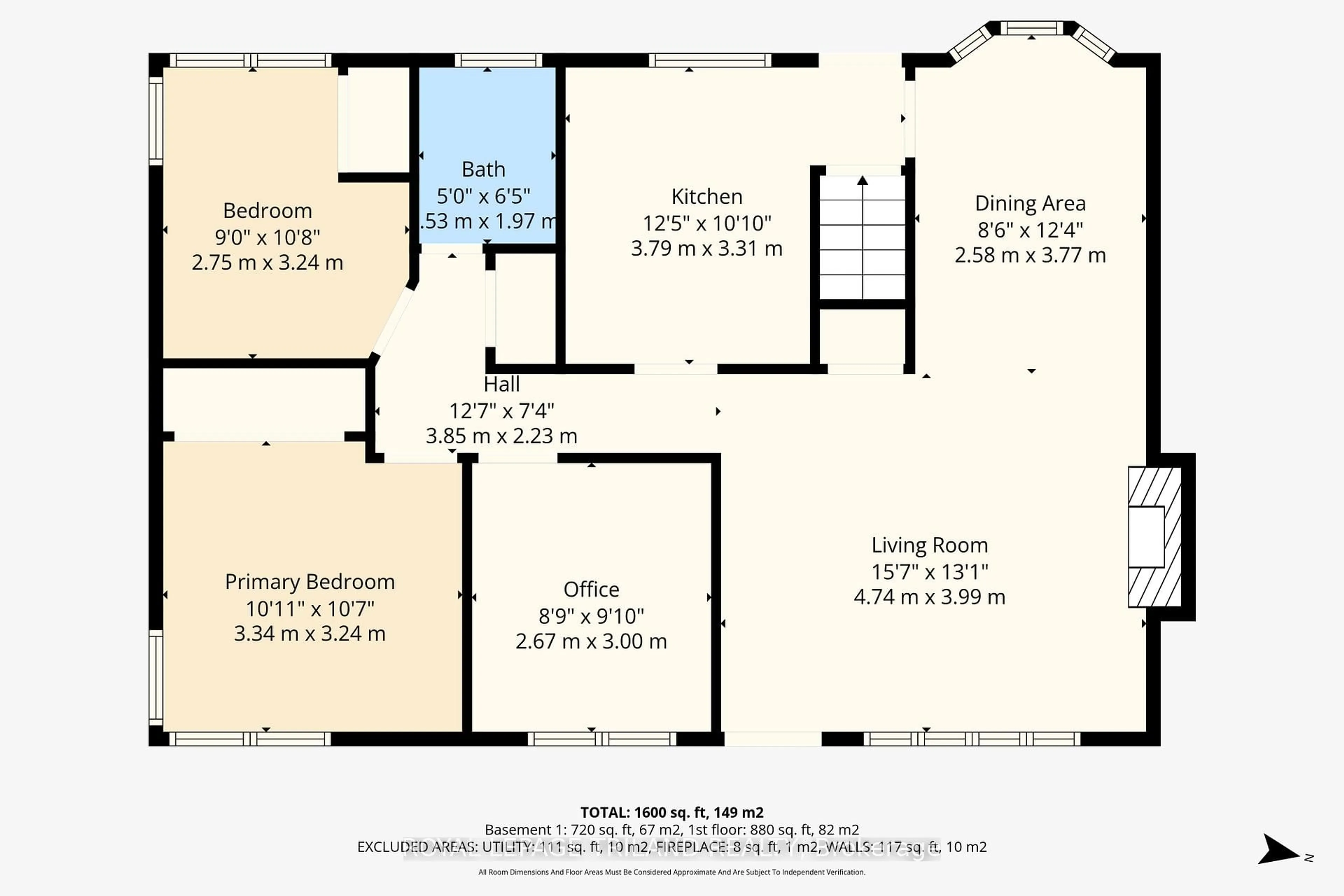 Floor plan for 171 Trowbridge Ave, London South Ontario N6J 3M2