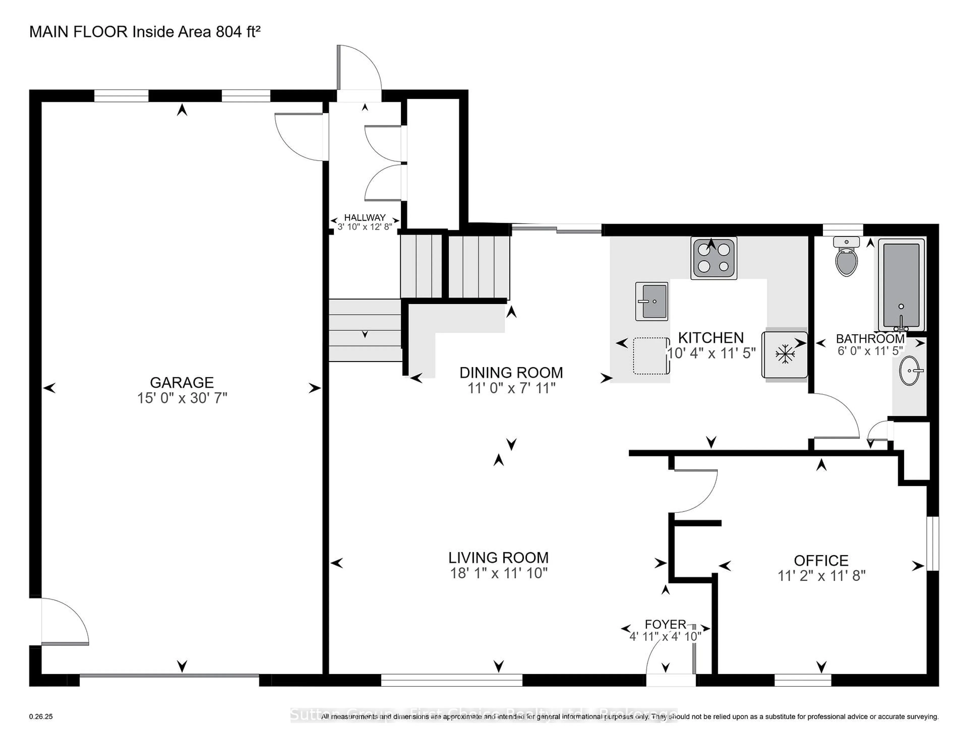 Floor plan for 3502 Highway 7, Perth South Ontario N5A 6S3