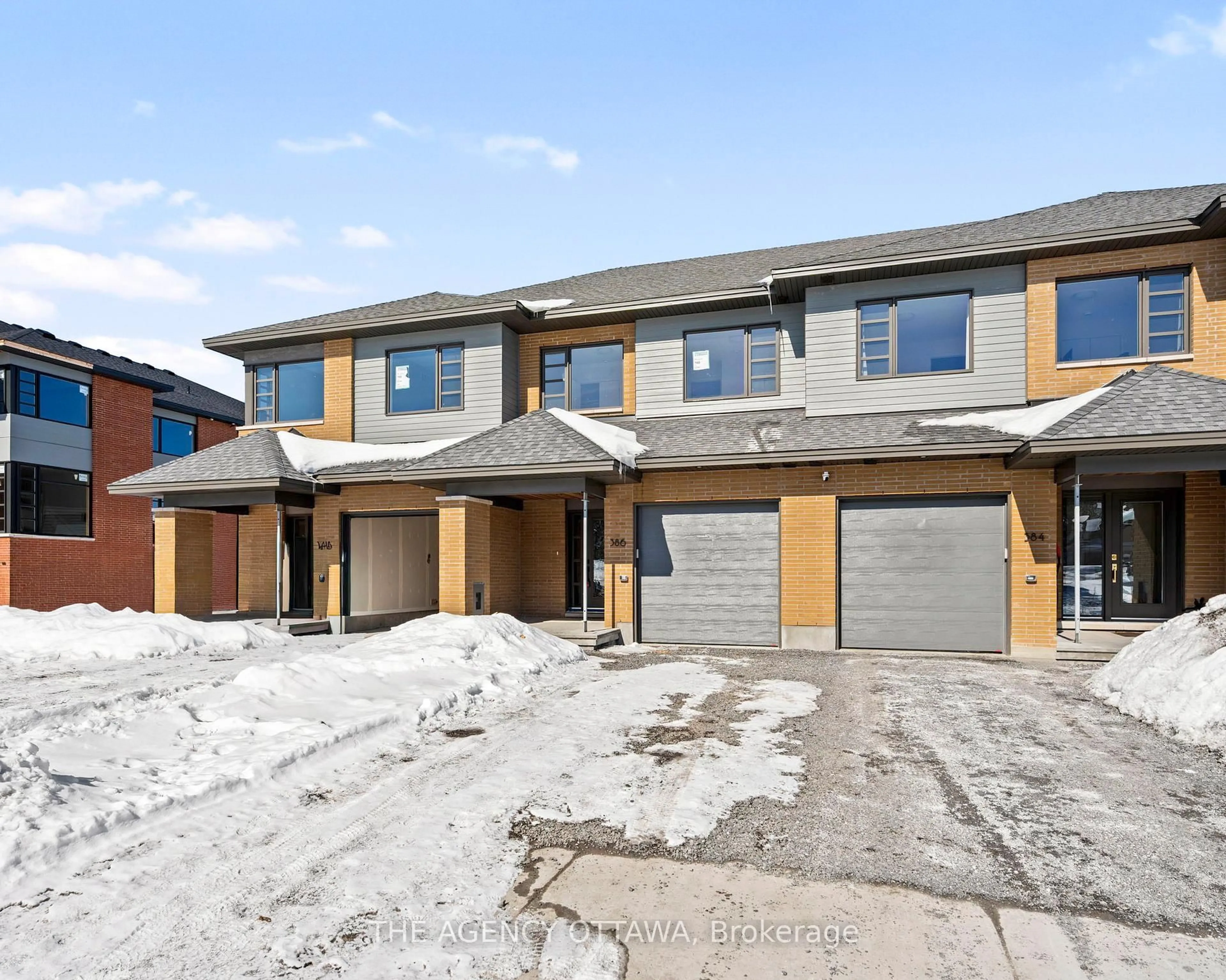 Home with brick exterior material, street for 386 WALDEN Dr, Ottawa Ontario K2K 0M9