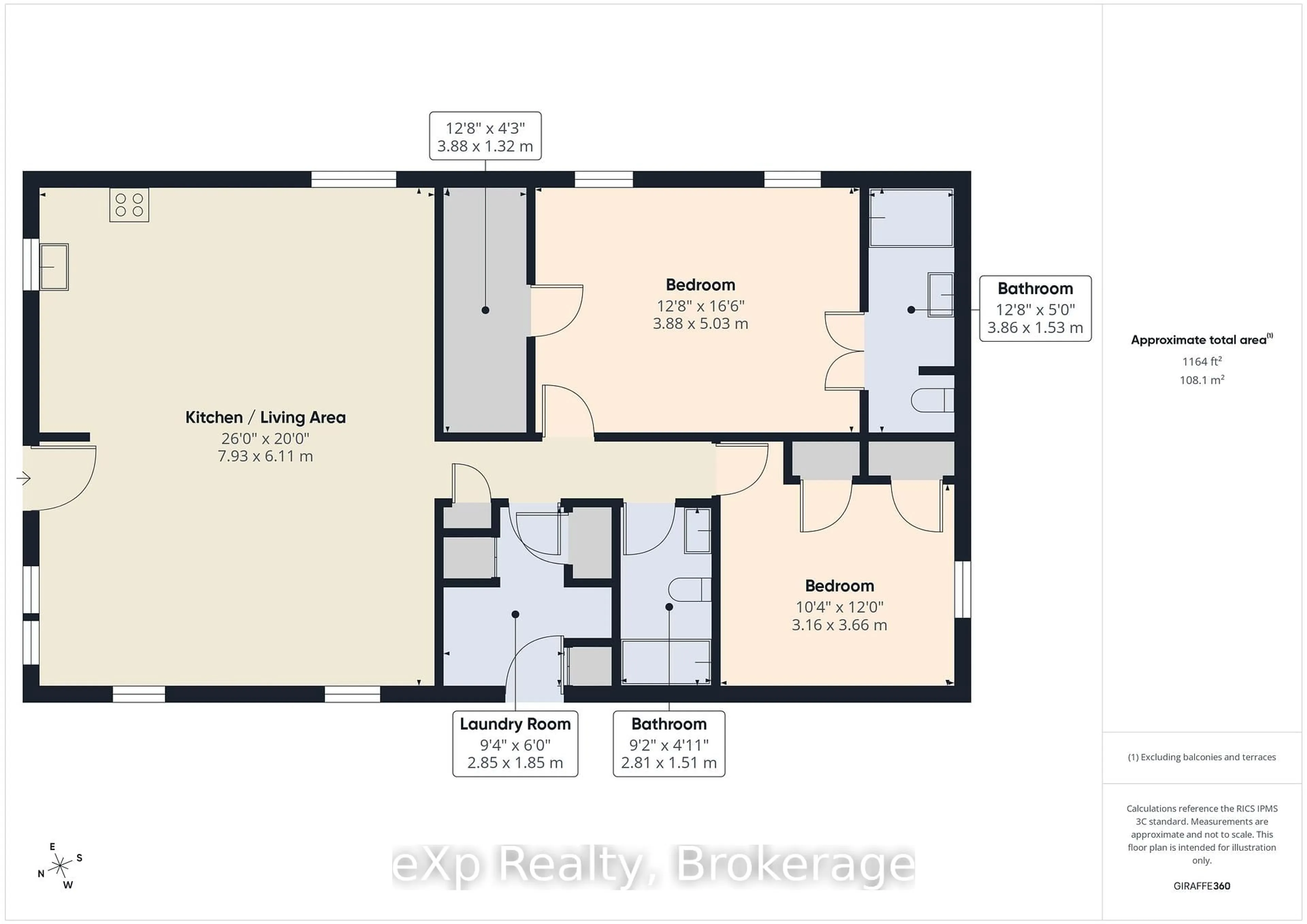 Floor plan for 206 Spruce Dr, West Grey Ontario N0G 0C4