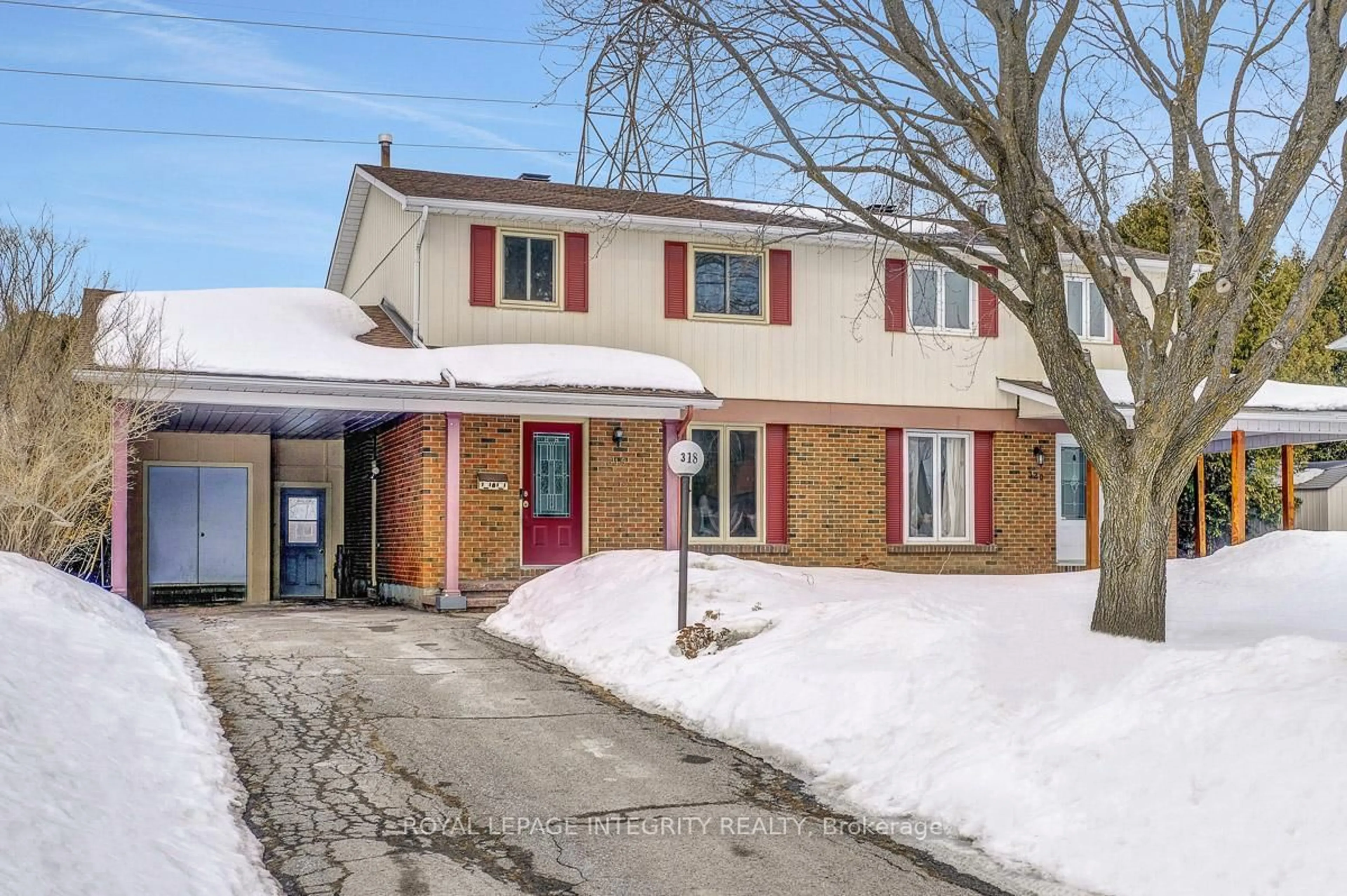Home with brick exterior material, street for 318 Dalehurst Dr, Ottawa Ontario K2G 4E4