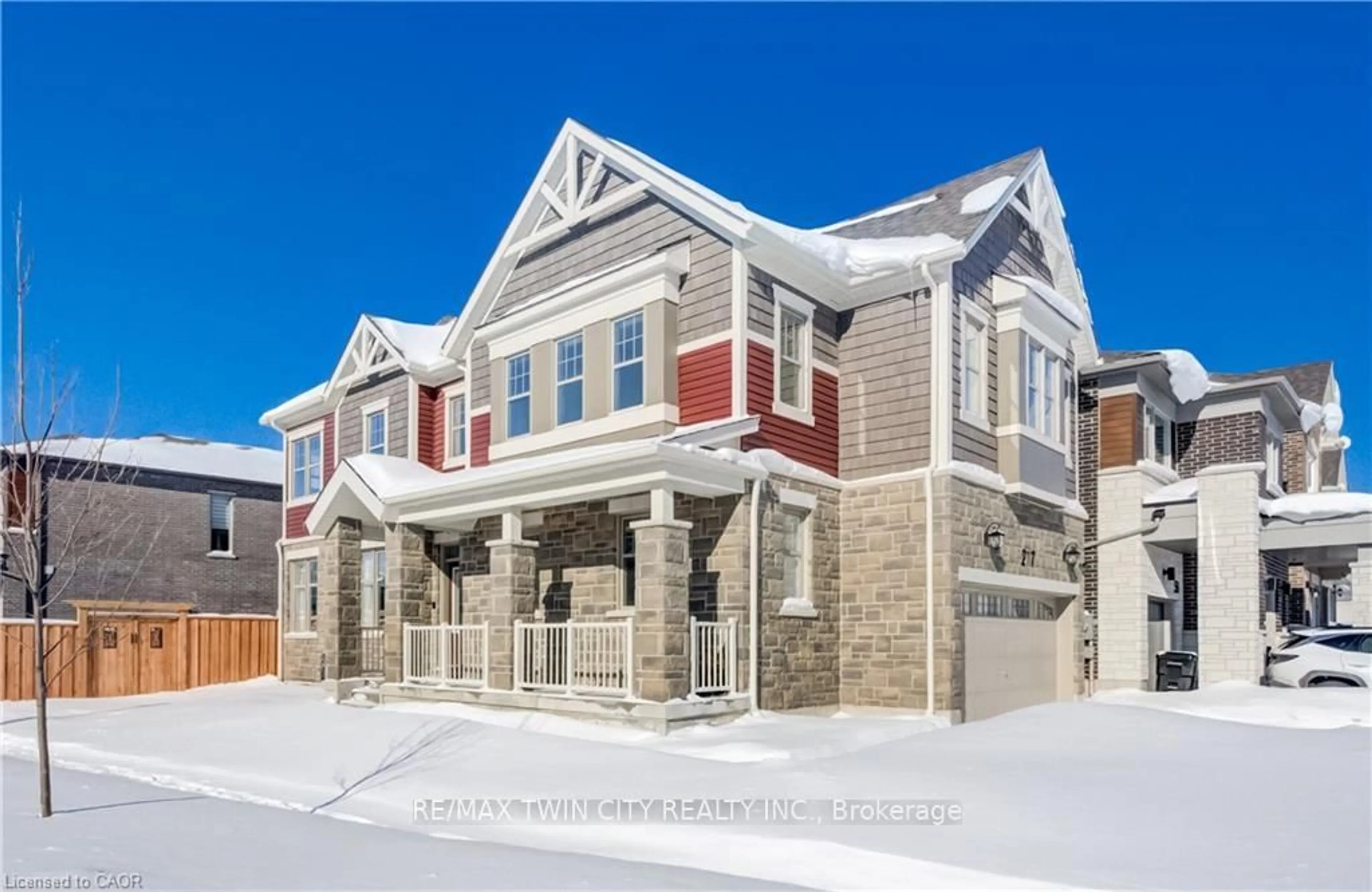 Home with brick exterior material, street for 277 FORESTWALK St, Kitchener Ontario N2R 0T2