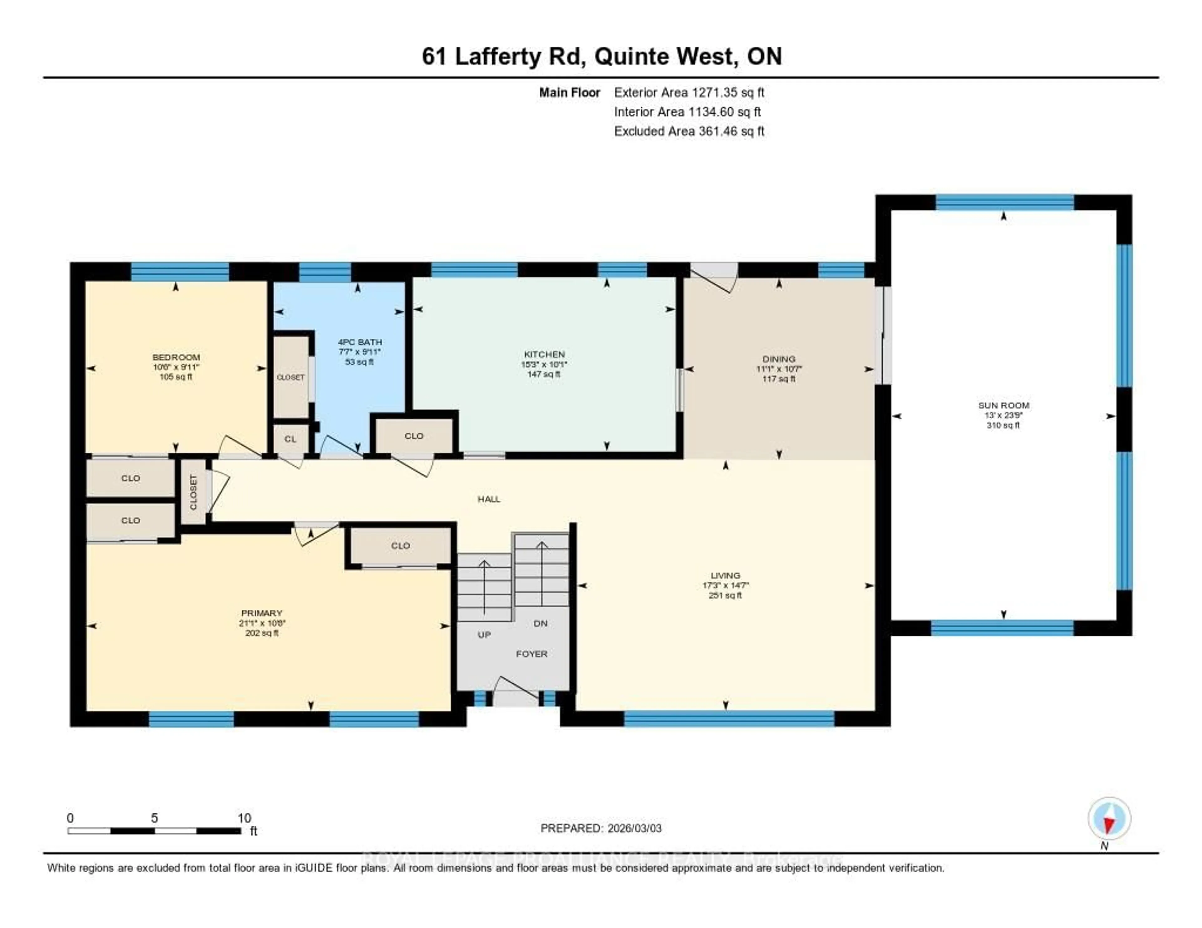 Floor plan for 61 Lafferty Rd, Trenton Ontario K8V 5P7