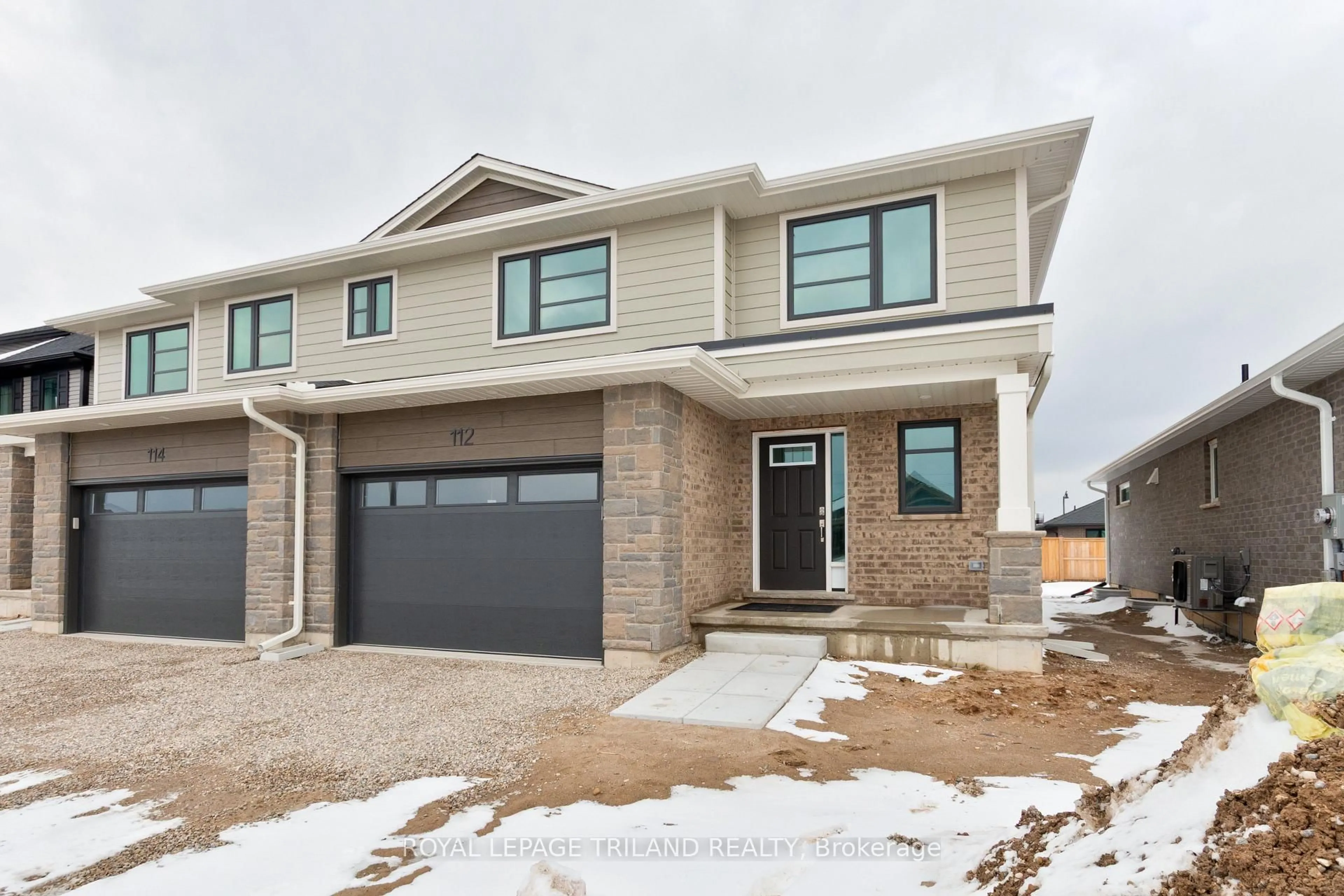 Home with brick exterior material, street for 112 Styles Dr, St. Thomas Ontario N5R 0N8