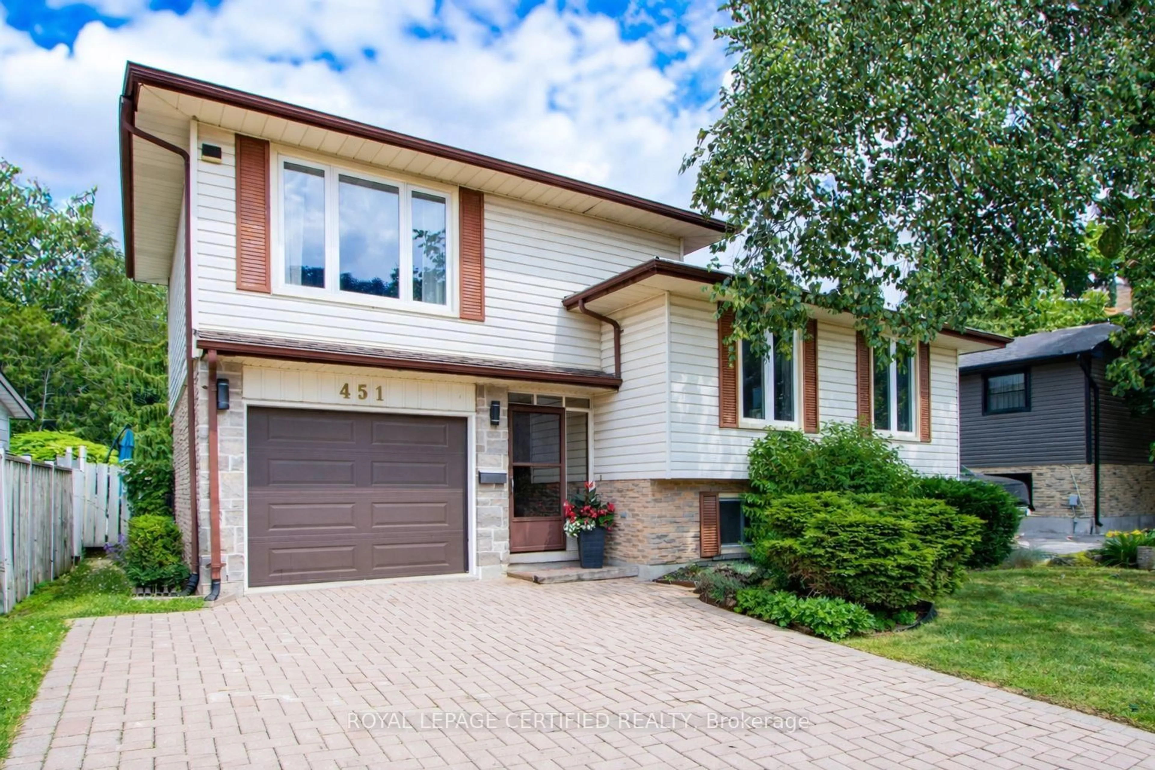 Home with brick exterior material, street for 451 Lampman Pl, Woodstock Ontario N4S 8L7