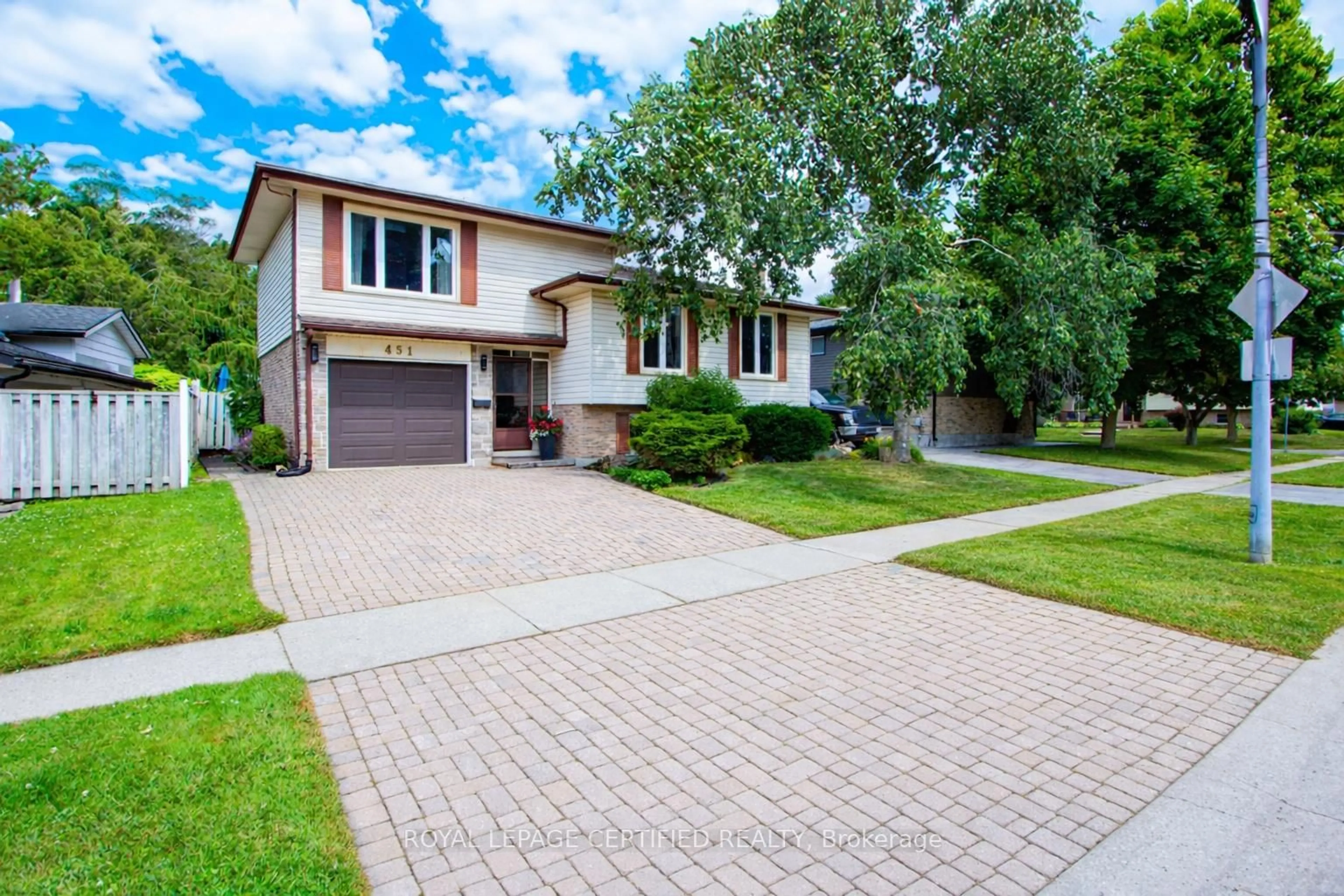 Home with brick exterior material, street for 451 Lampman Pl, Woodstock Ontario N4S 8L7