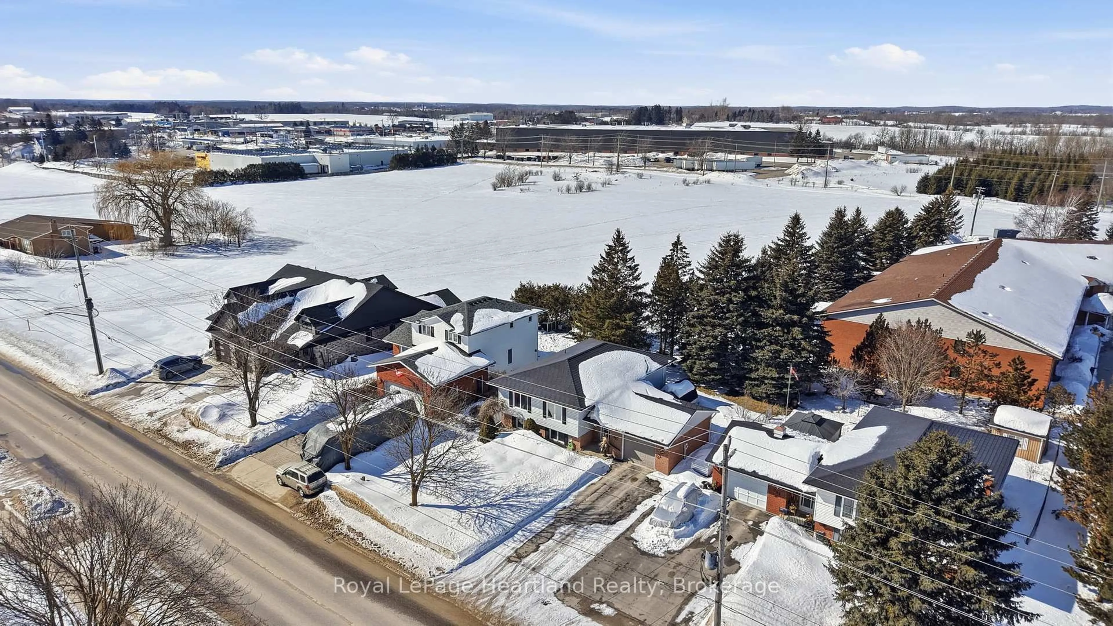 A pic from outside/outdoor area/front of a property/back of a property/a pic from drone, water/lake/river/ocean view for 331 Sligo Rd, Wellington North Ontario N0G 2L2
