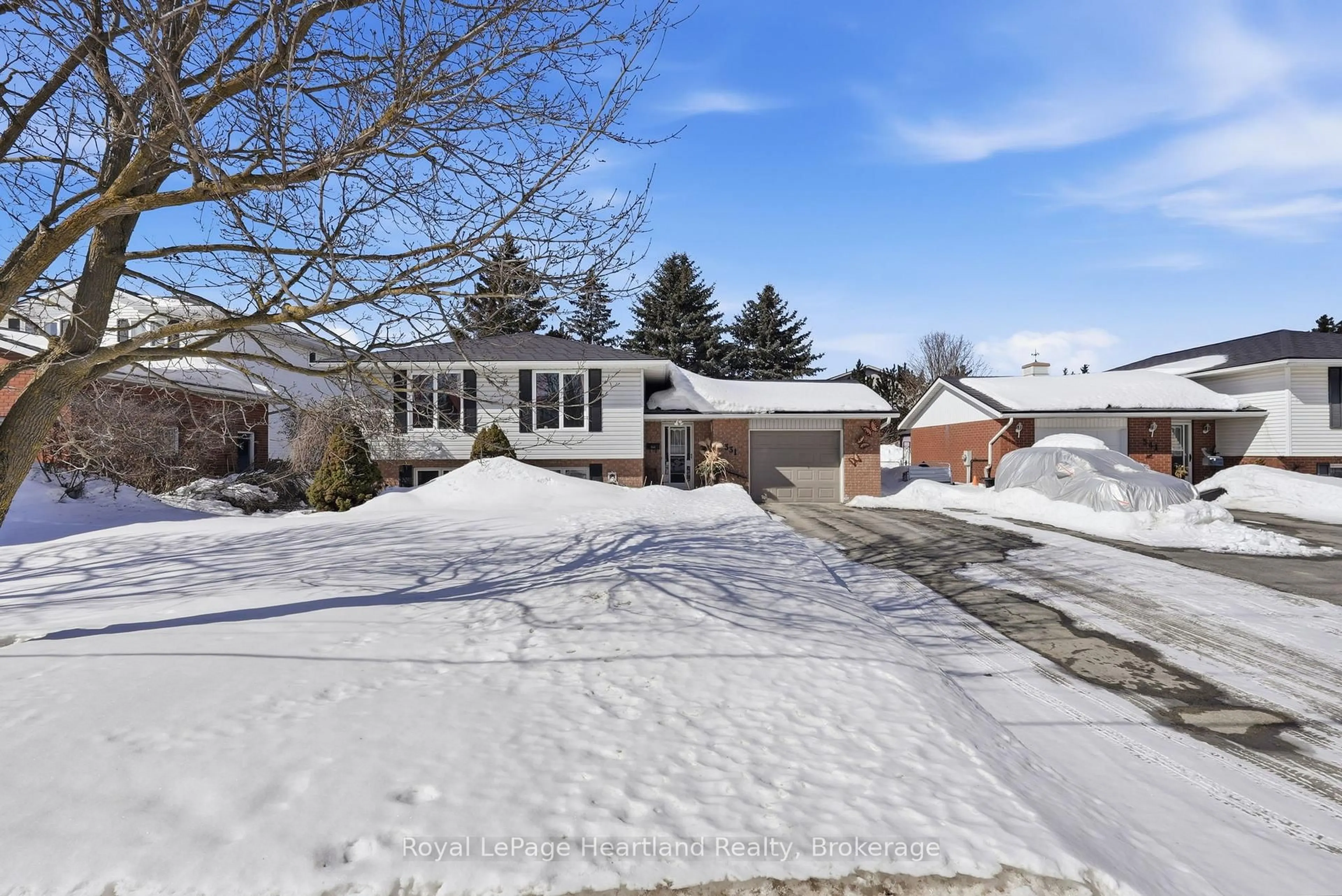 A pic from outside/outdoor area/front of a property/back of a property/a pic from drone, street for 331 Sligo Rd, Wellington North Ontario N0G 2L2