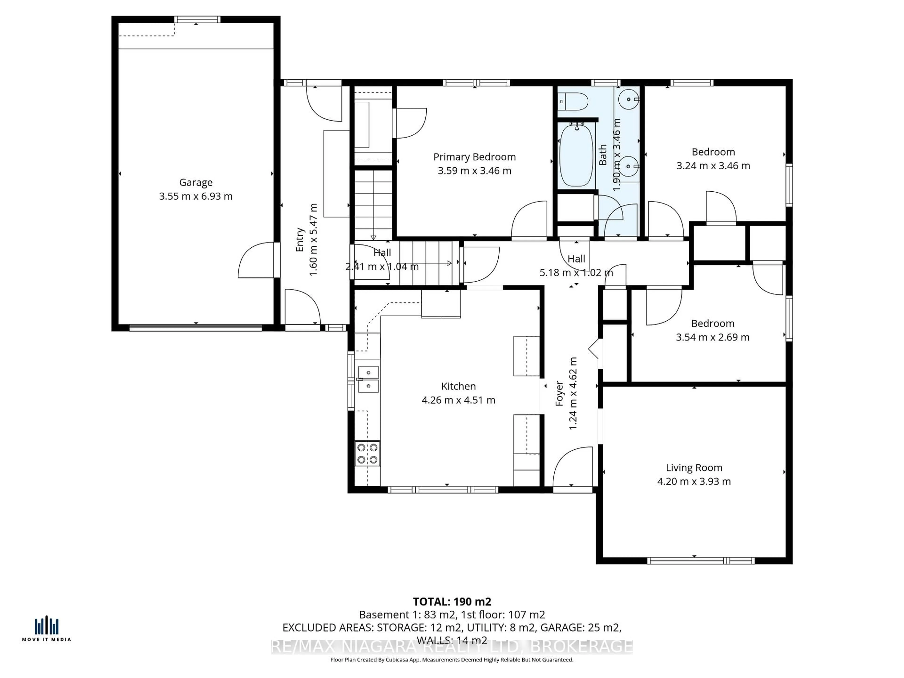Floor plan for 506 Main St, Port Colborne Ontario L3K 3W6