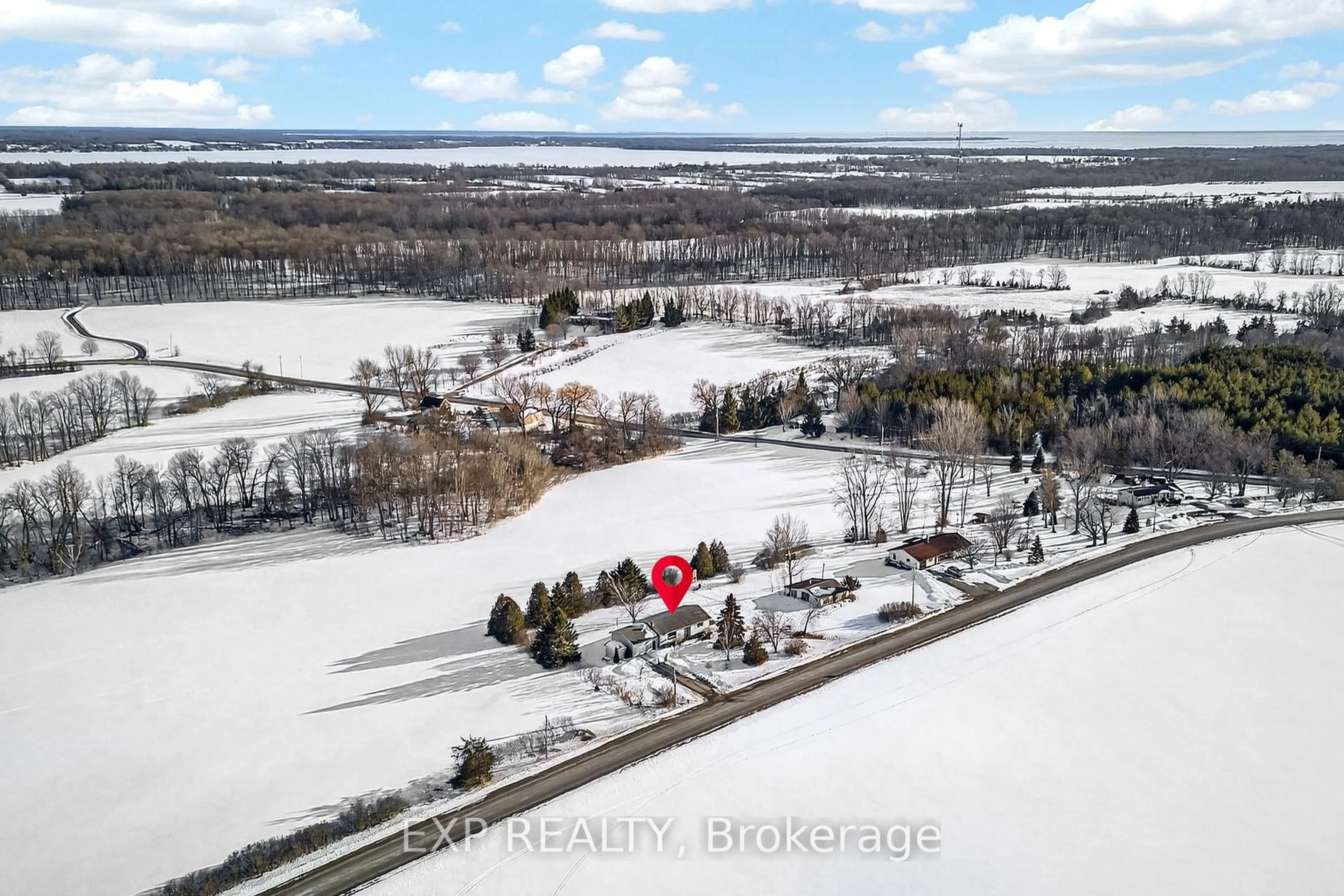 A pic from outside/outdoor area/front of a property/back of a property/a pic from drone, unknown for 1423 Ridge Rd, Prince Edward County Ontario K0K 2T0