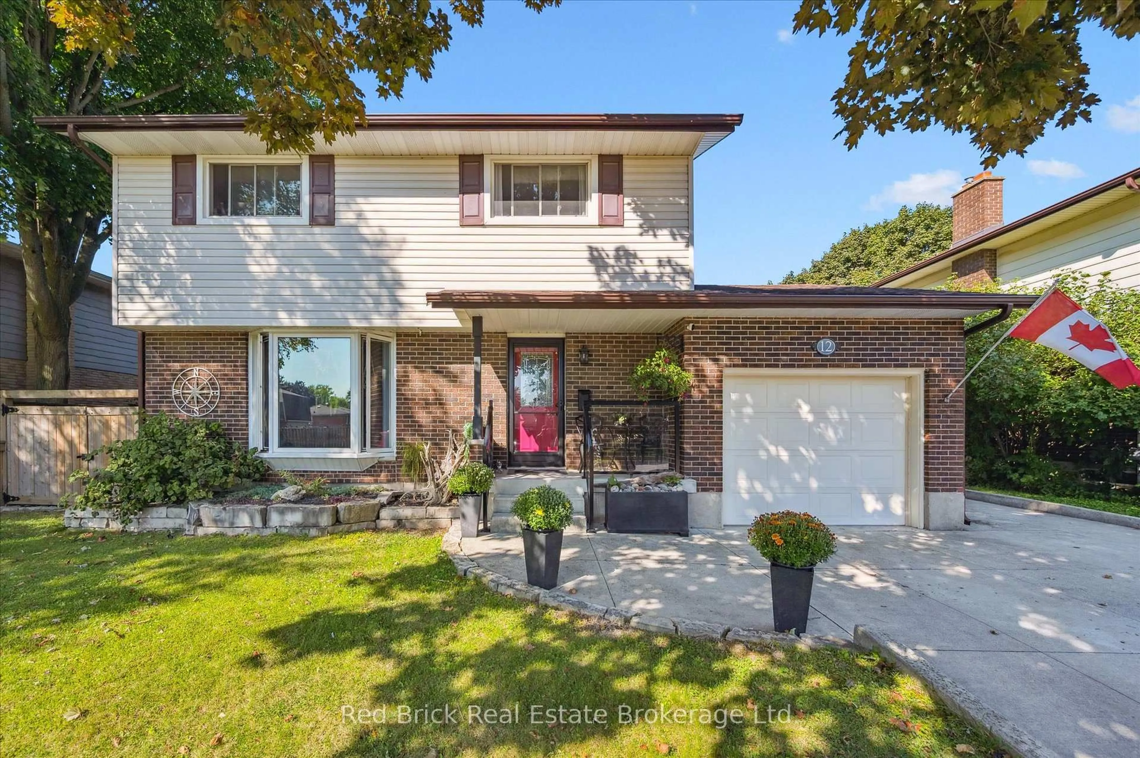 Home with brick exterior material, street for 12 Westbury Cres, Cambridge Ontario N3C 3G2