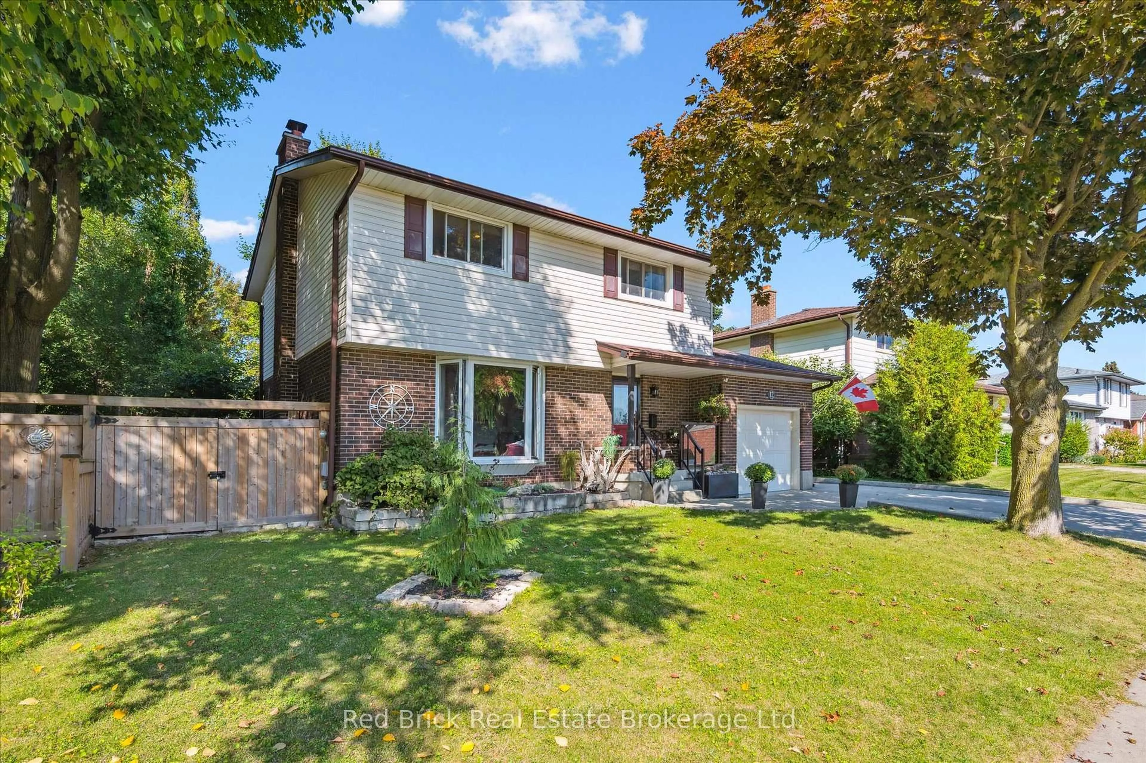Home with brick exterior material, street for 12 Westbury Cres, Cambridge Ontario N3C 3G2