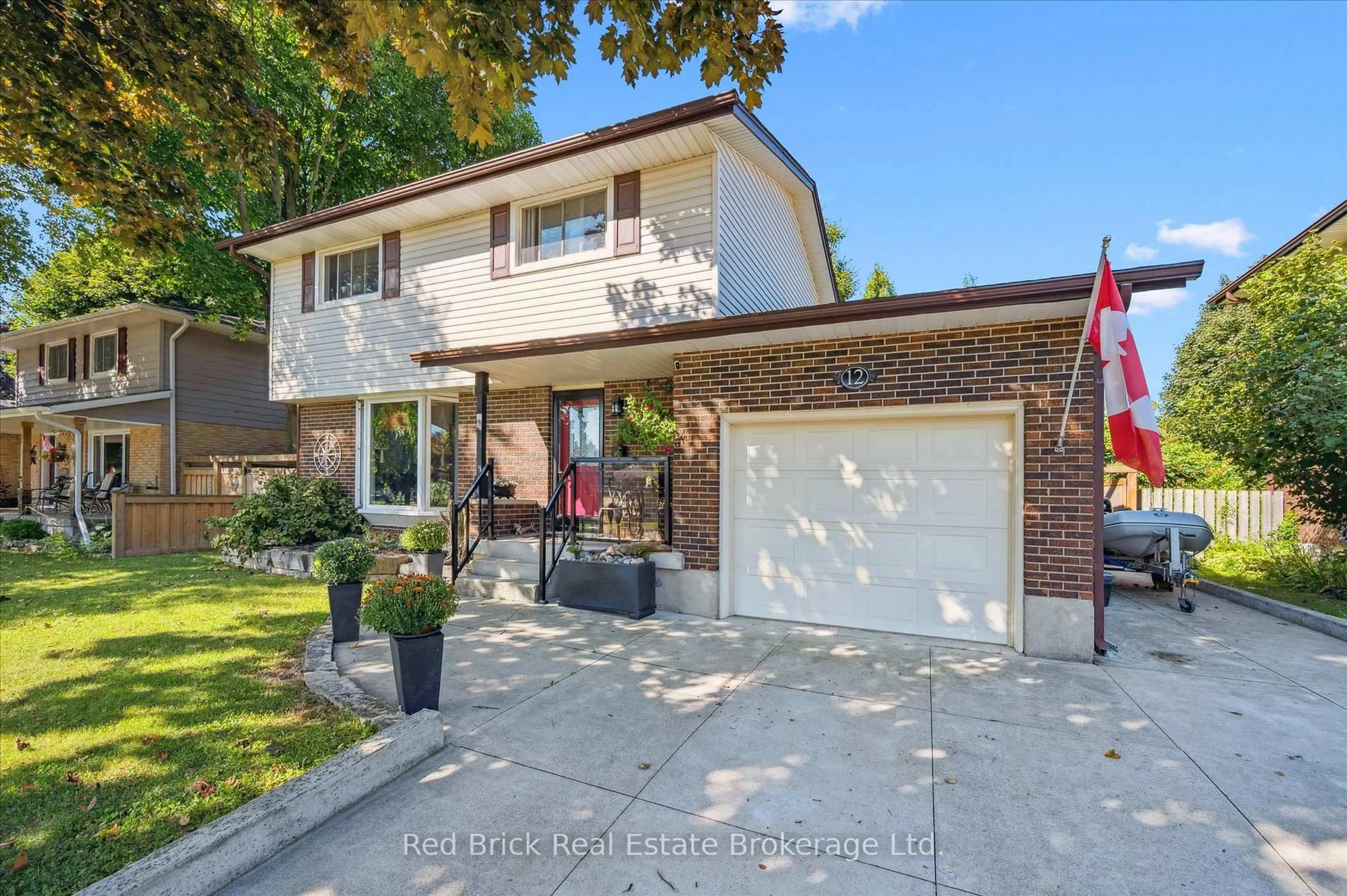 Home with brick exterior material, street for 12 Westbury Cres, Cambridge Ontario N3C 3G2