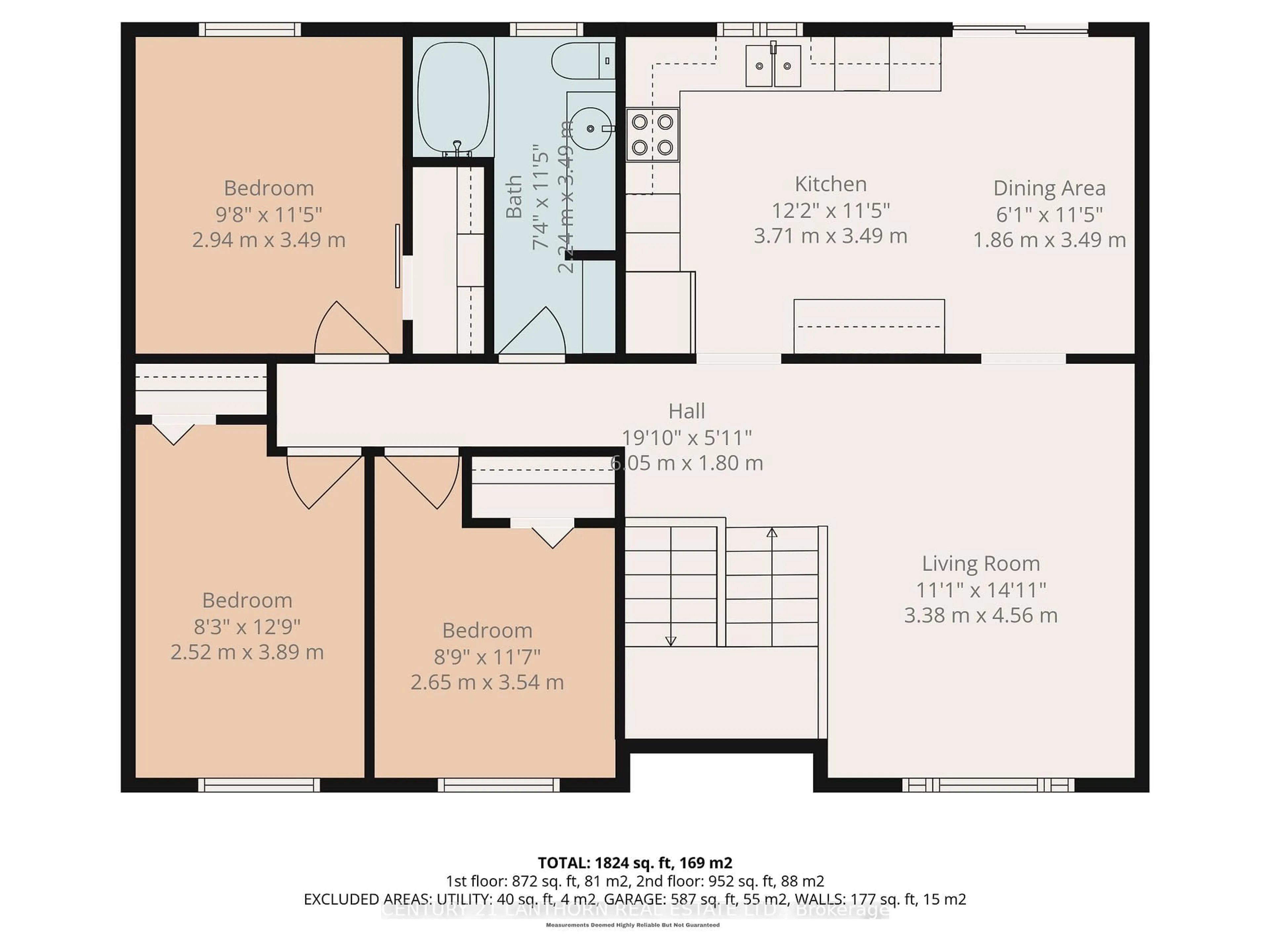 Floor plan for 71 Ireland Dr, Quinte West Ontario K8V 5X4